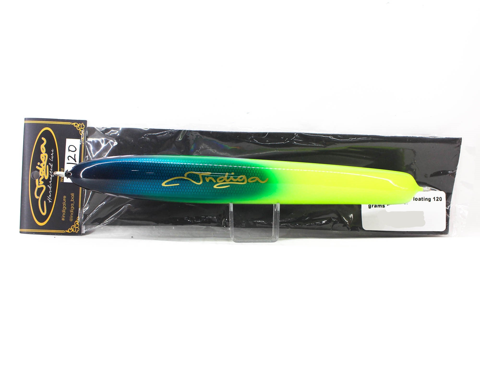 Indiga Stickbait Floating 120 grams Blue Fusilier (2133)