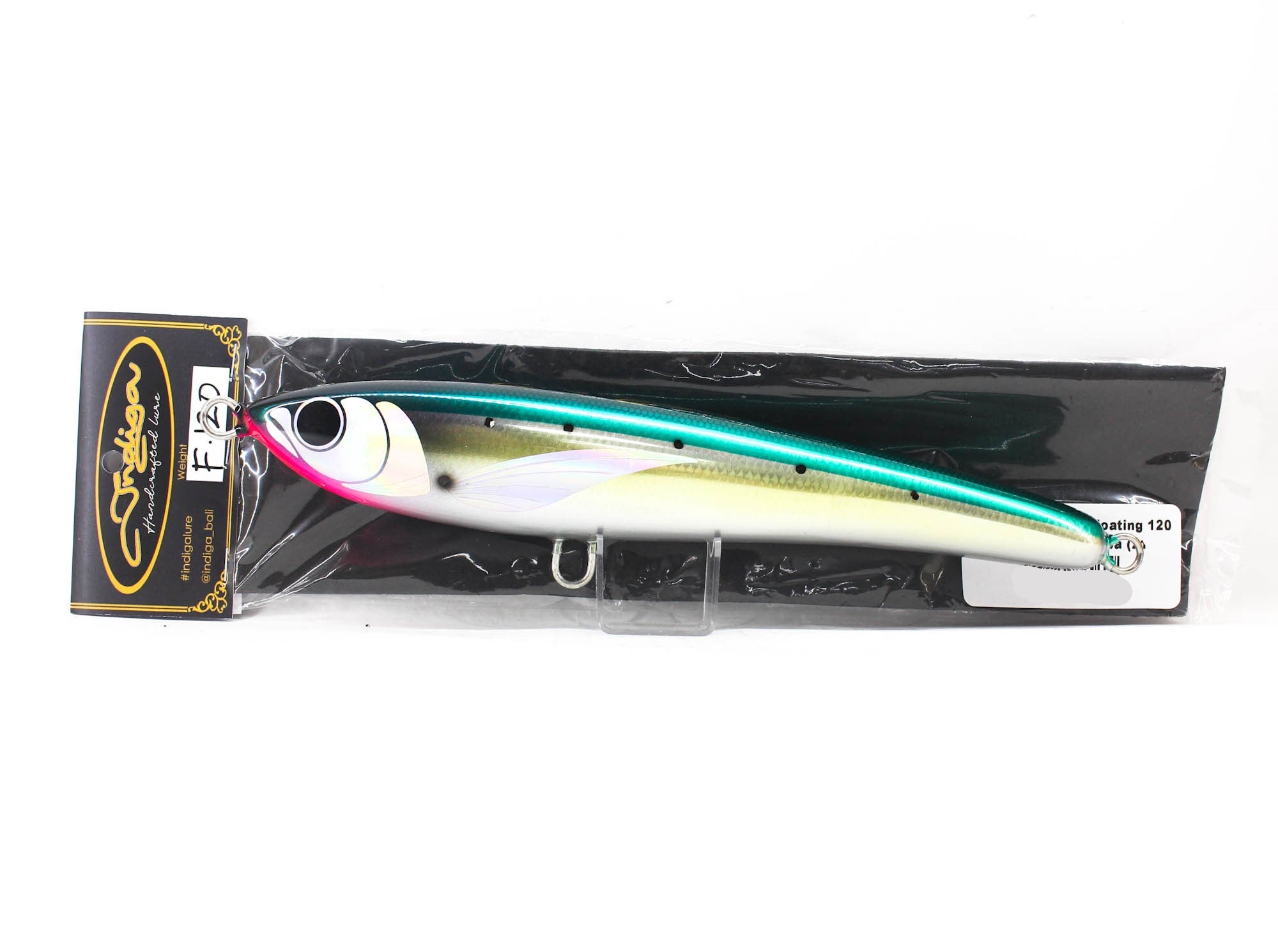 Indiga Stickbait Floating 120 grams Green Line (2137)