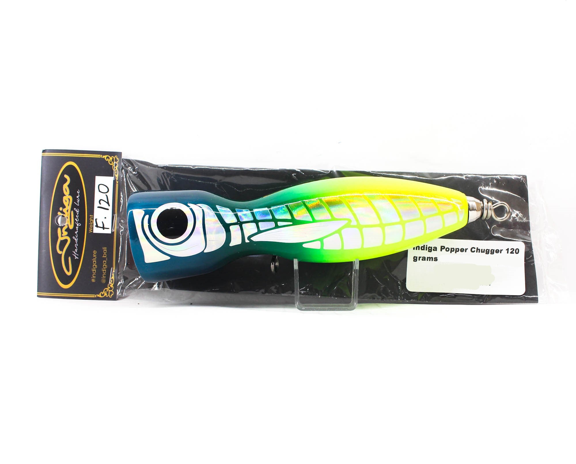Indiga Popper Chugger 120 grams Blue Fusilier (2141)