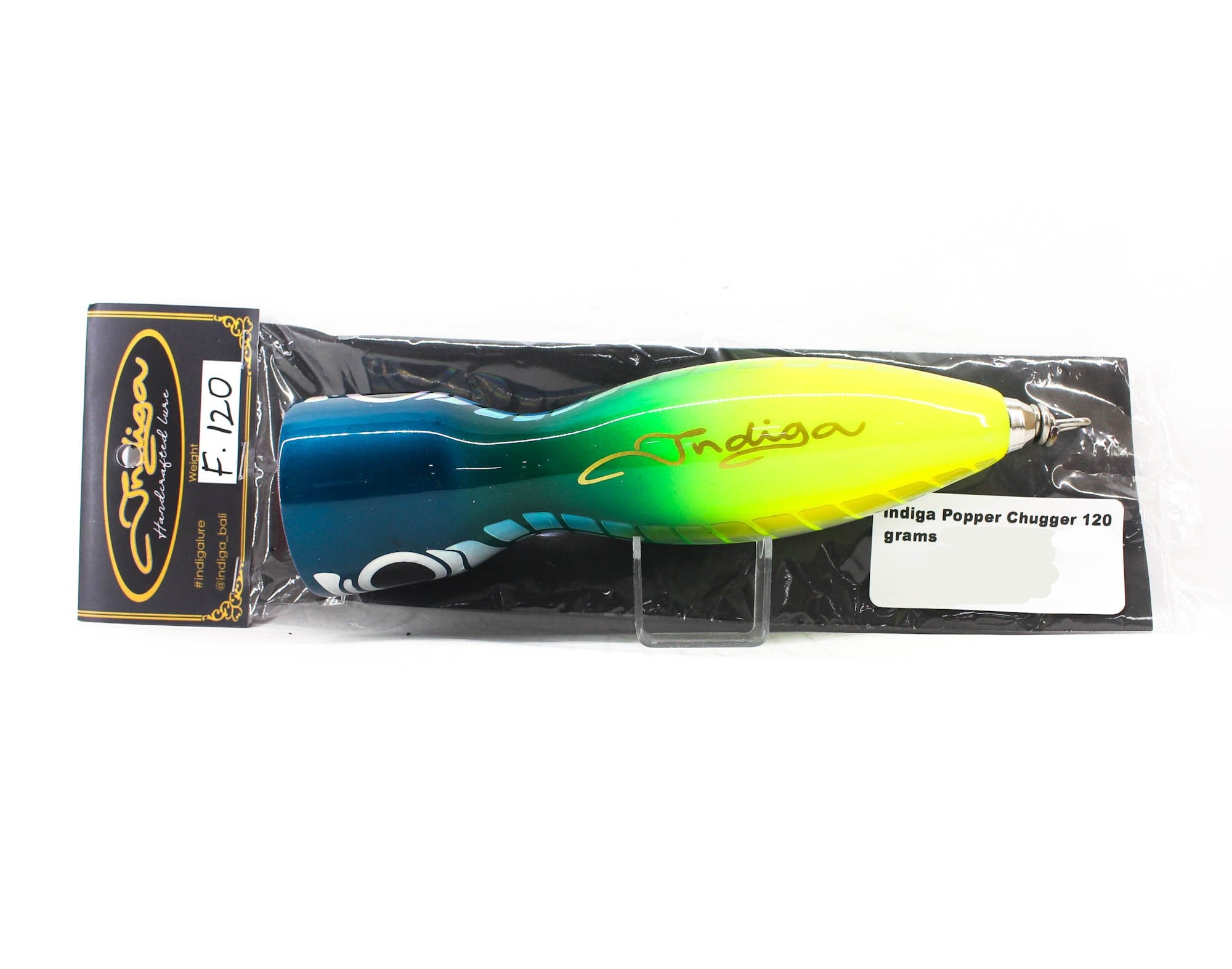 Indiga Popper Chugger 120 grams Blue Fusilier (2141)