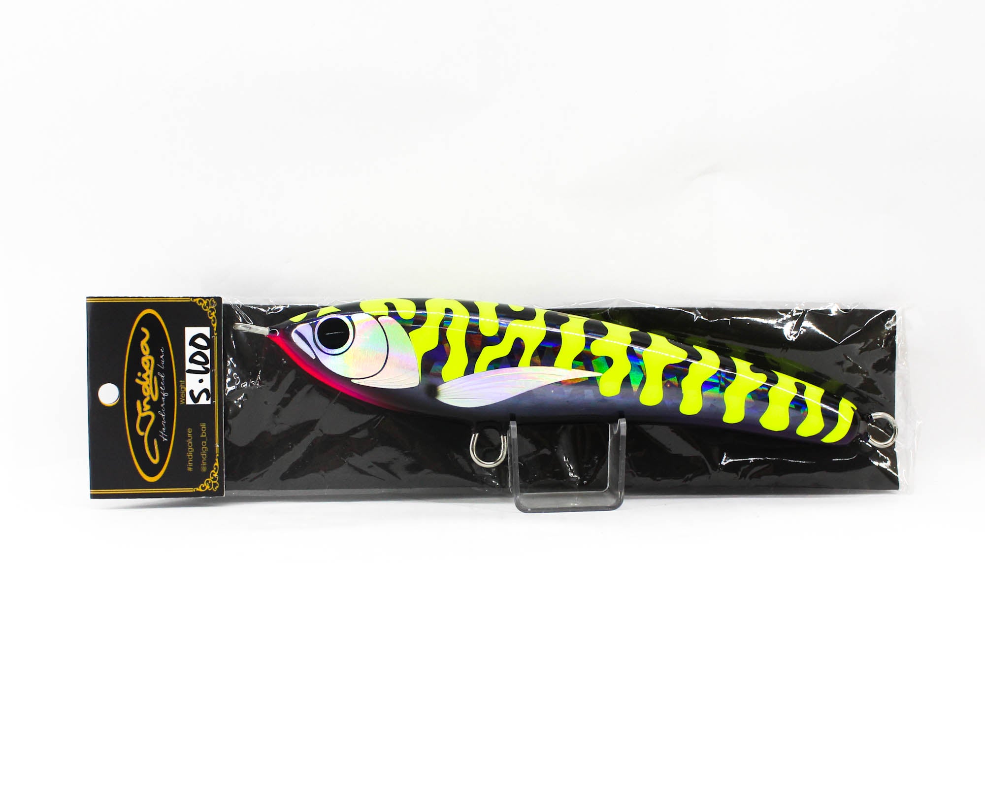 Indiga Stick Bait Fast Sinking 100 grams Black Tiger (2154)