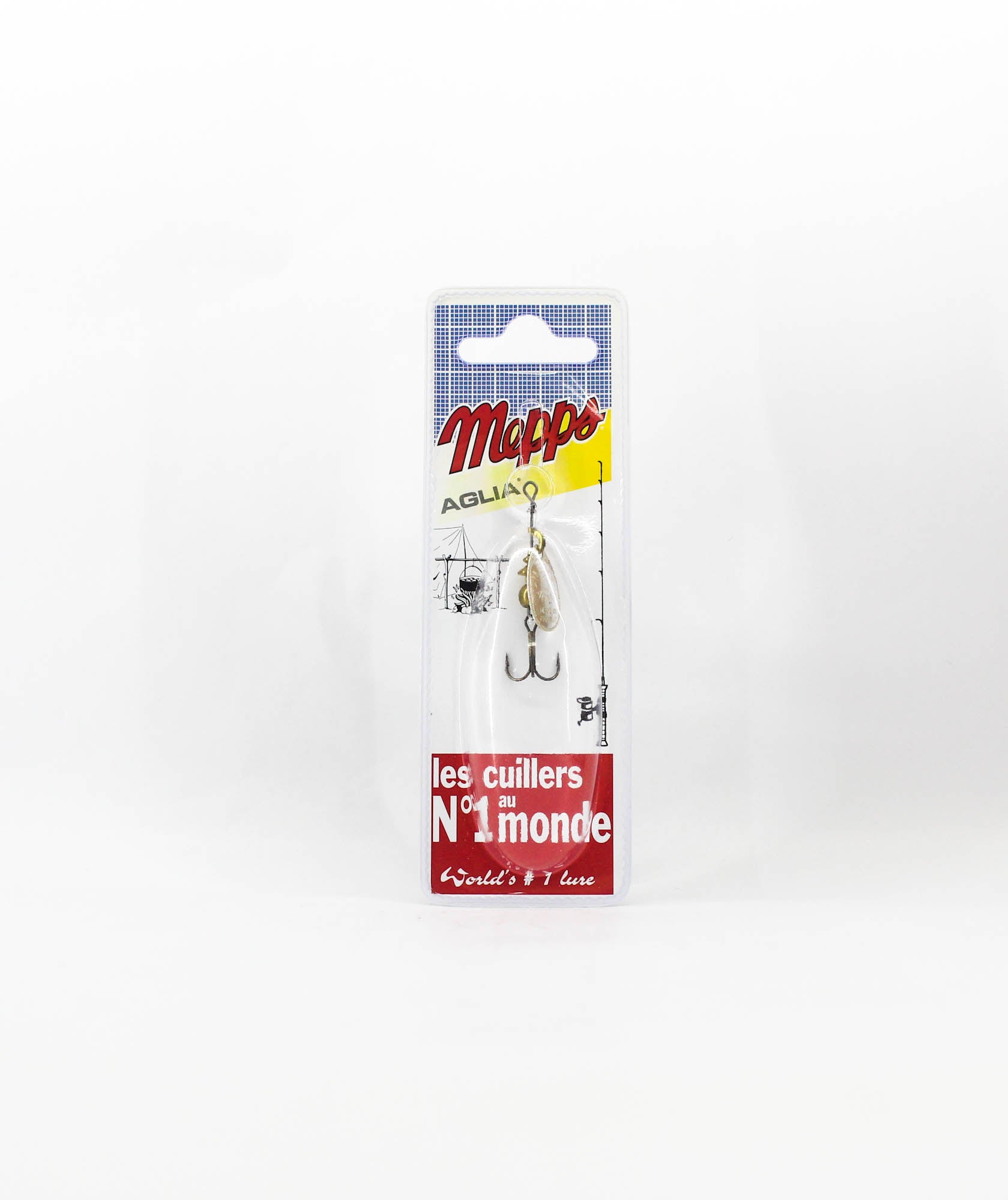 Mepps Aglia Spinner Sinking Lure Silver 0 (2269)