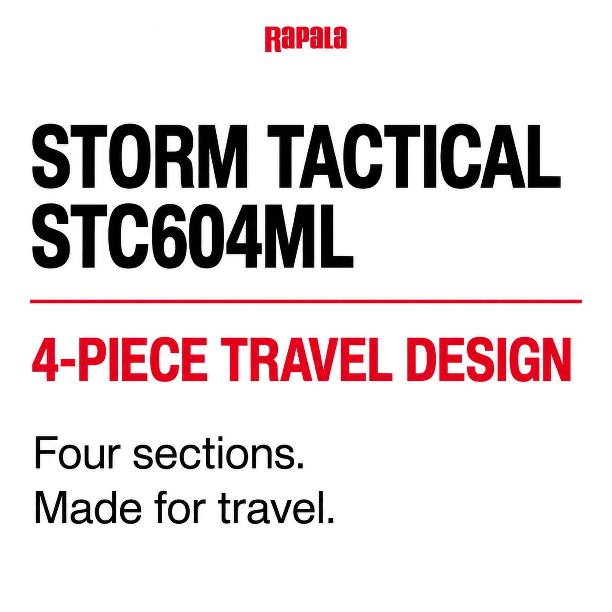 Rapala Rod Baitcast Storm Tactical STC604ML (5681)
