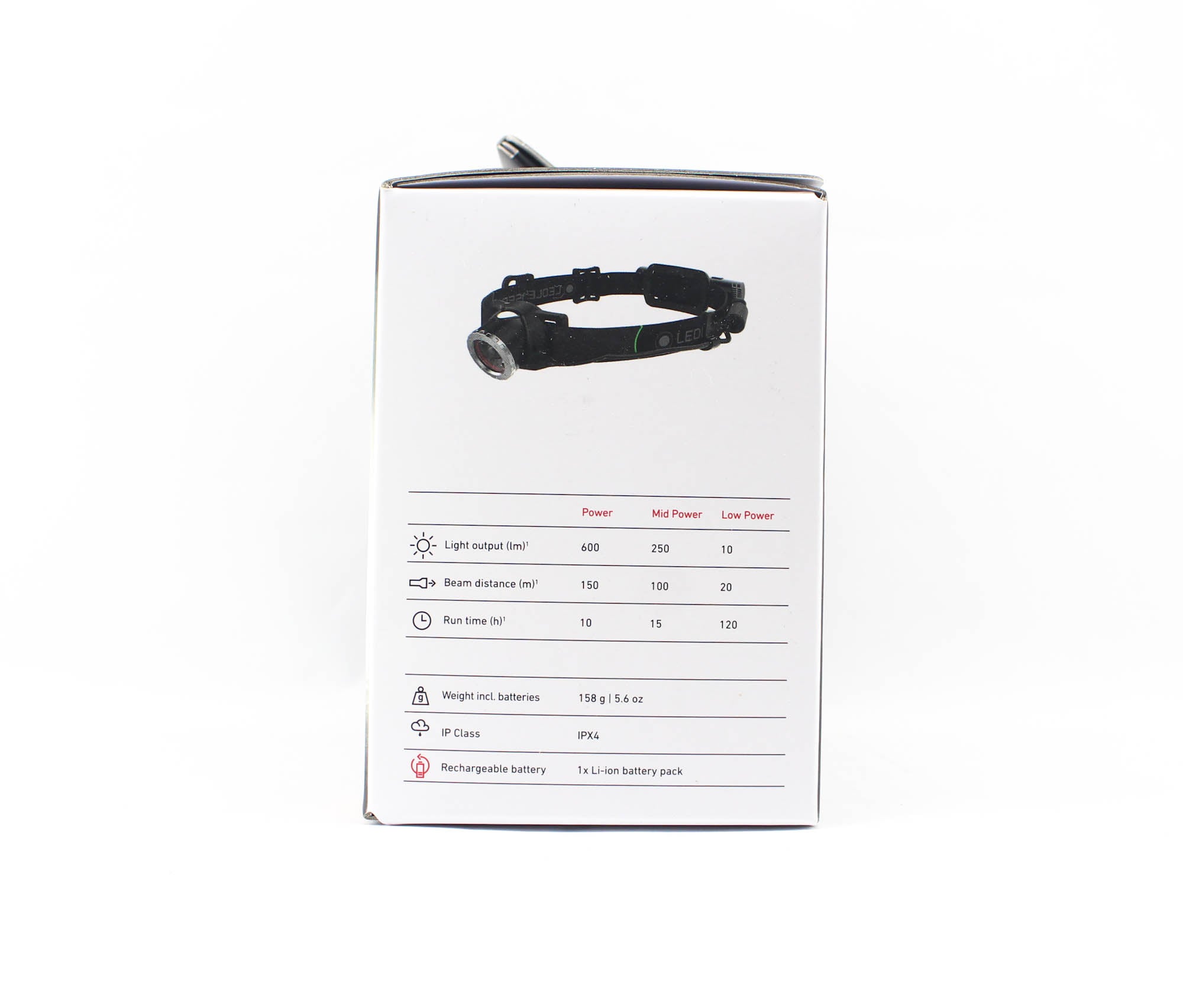 Ledlenser MH10 Headlamp 600 Lumens 150m IPX4 158g Rechargeable (4533)