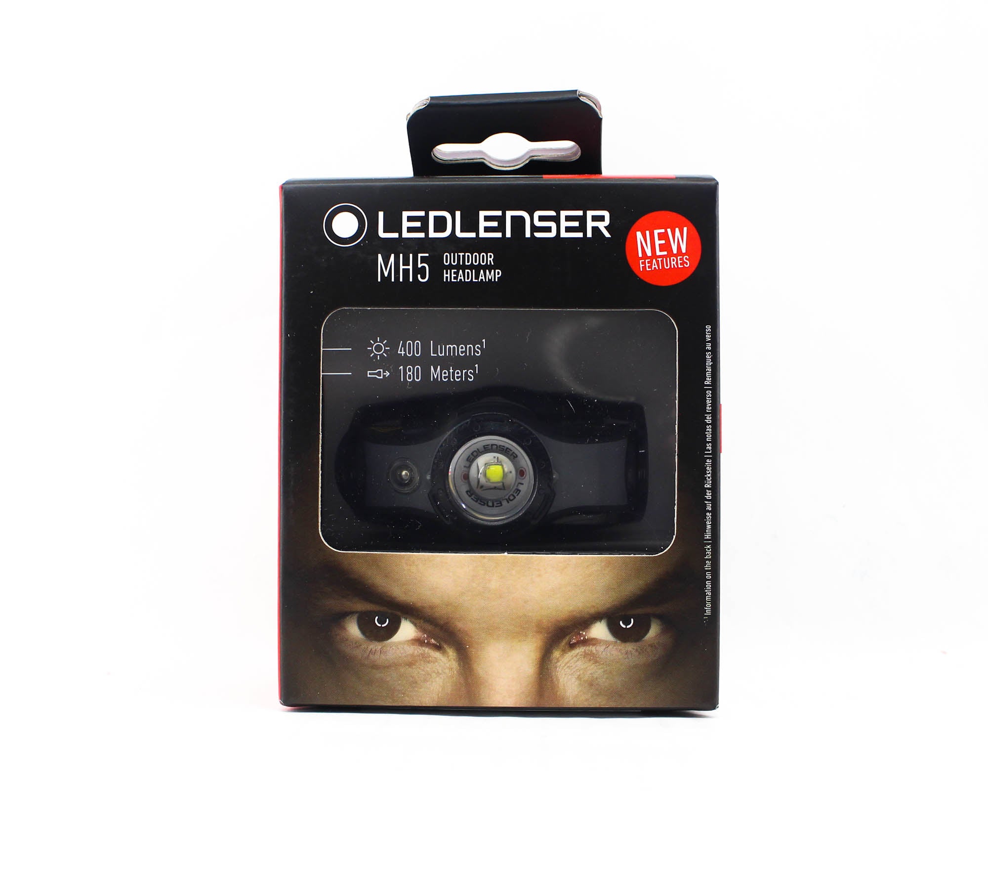 Ledlenser MH5 Headlamp 400 Lumens 180m IP54 94g Rechargeable B G (9873)