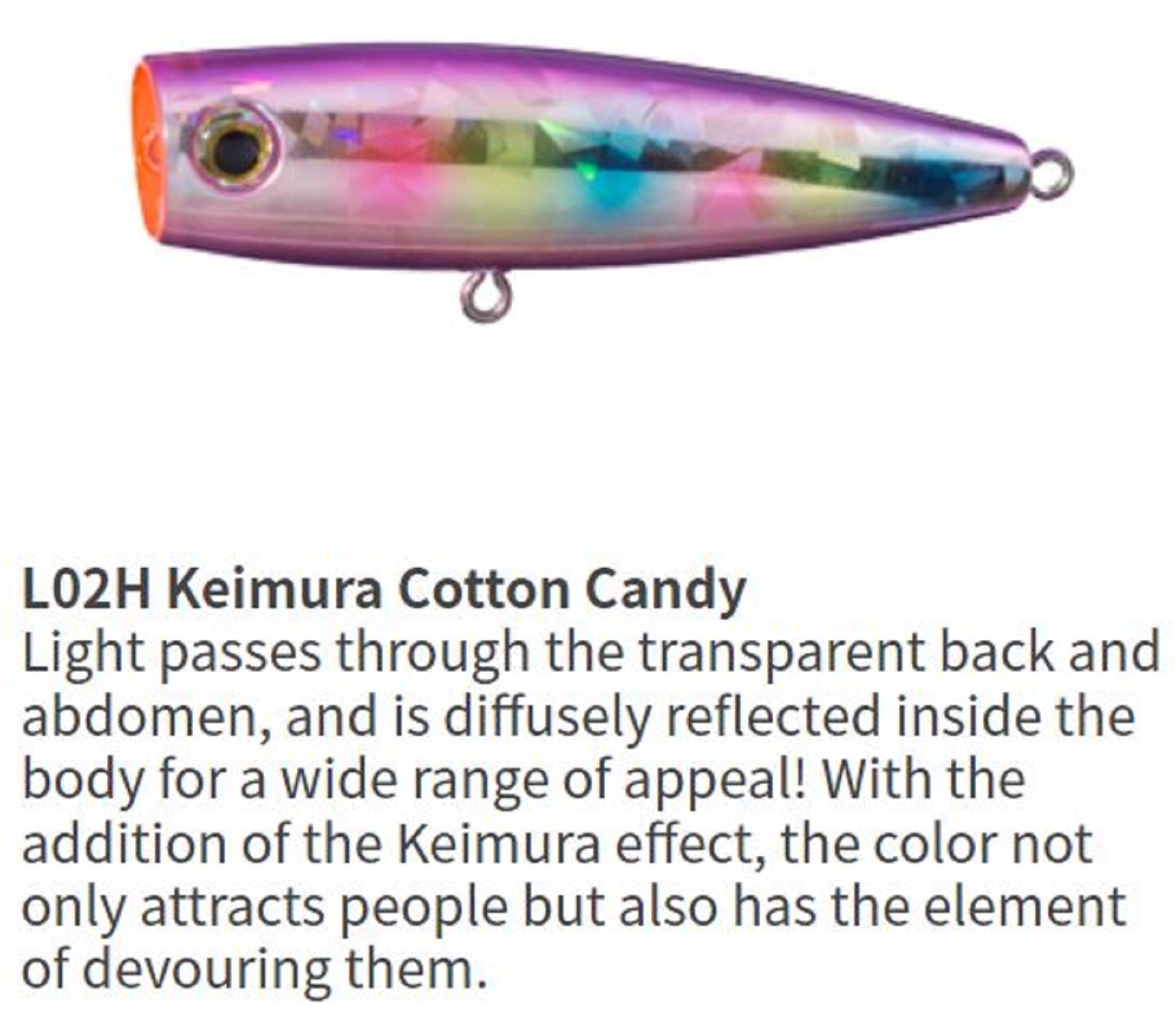 Maria Pop Queen F80 14 grams Floating Lure L02H (3533)