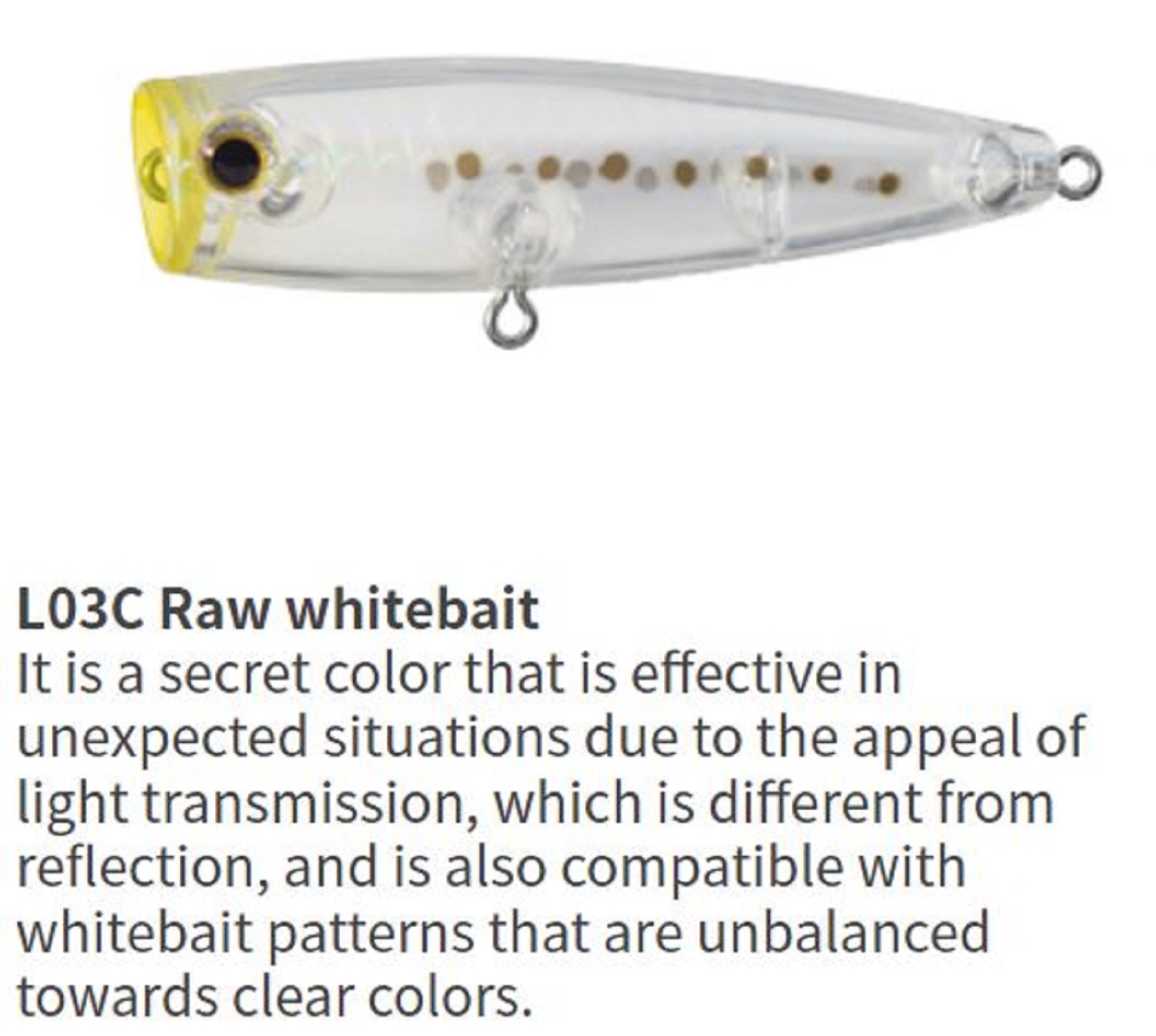 Maria Pop Queen F80 14 grams Floating Lure L03C (3540)