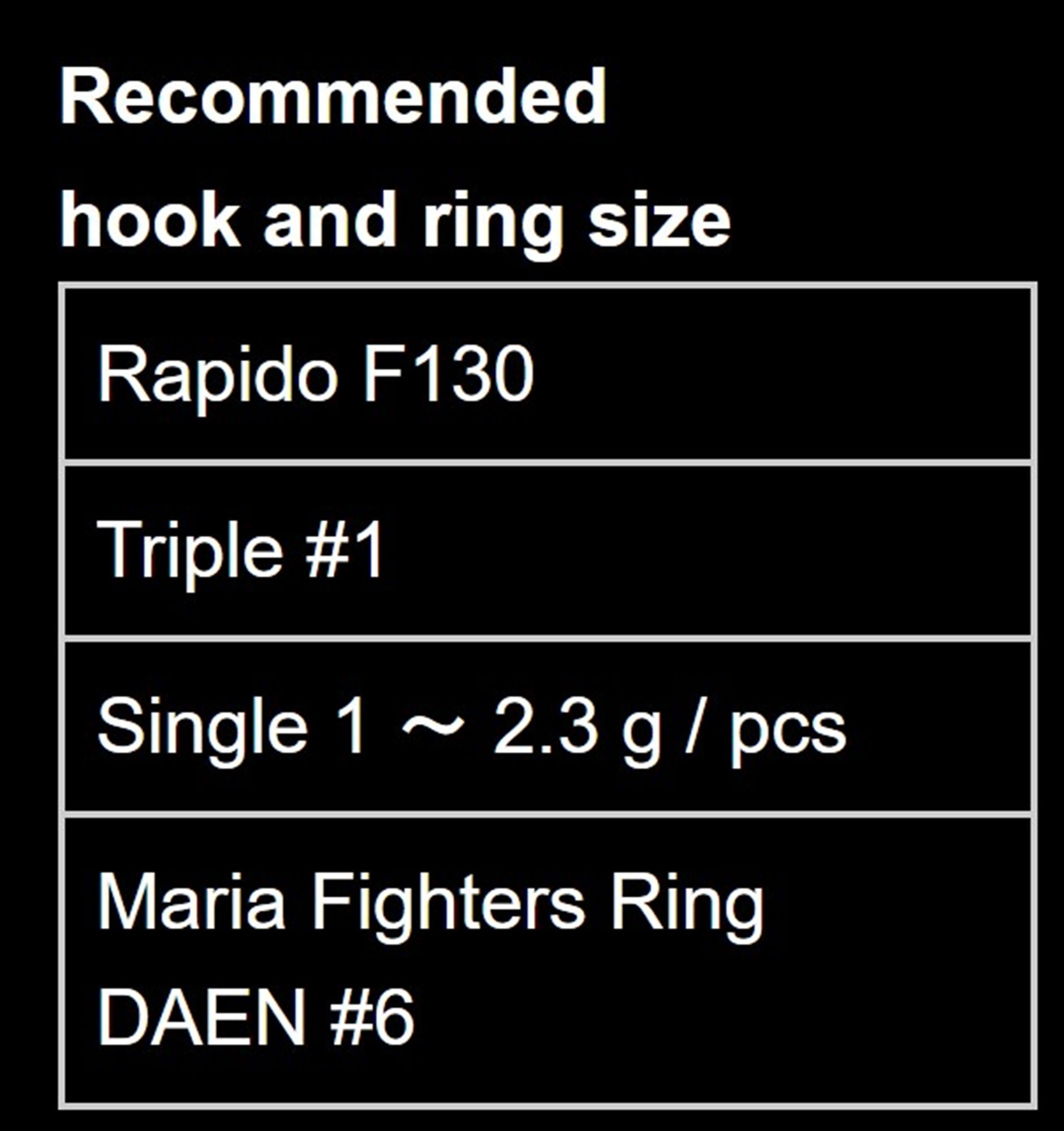 Maria Rapido F130 30 grams Floating Lure B23H (3748)