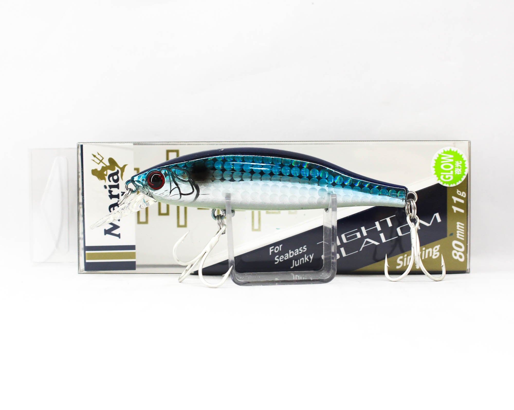 Maria Tight Slalom 80mm 11 grams Sinking Lure 027 (9900)