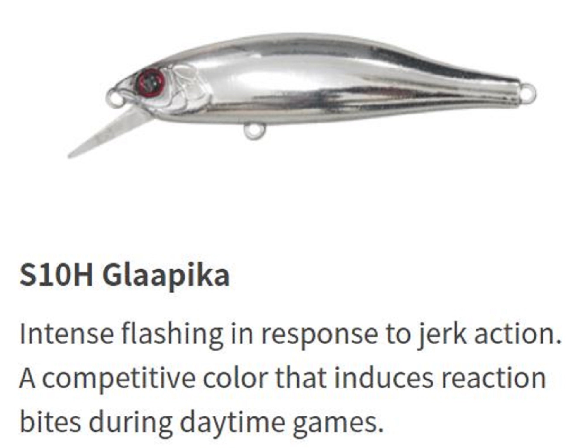 Maria Tight Slalom 80mm 11 grams Sinking Lure S10H (9955)