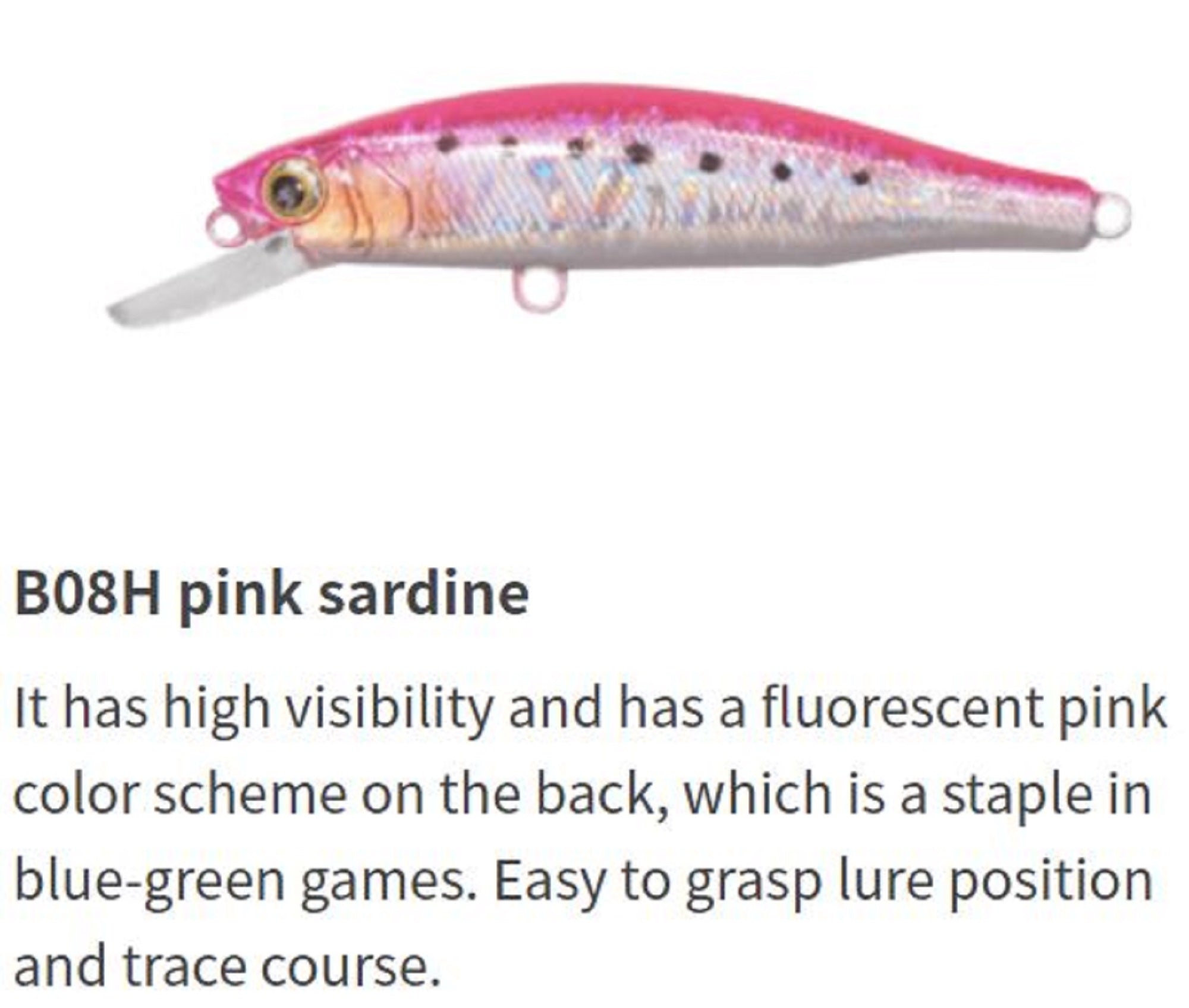 Maria Duplex 65mm 18 grams Sinking Lure B08H (9986)