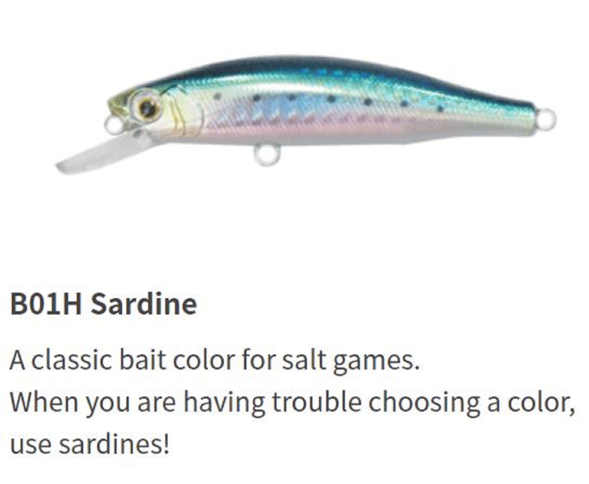 Maria Duplex 80mm 31 grams Sinking Lure B01H (0043)
