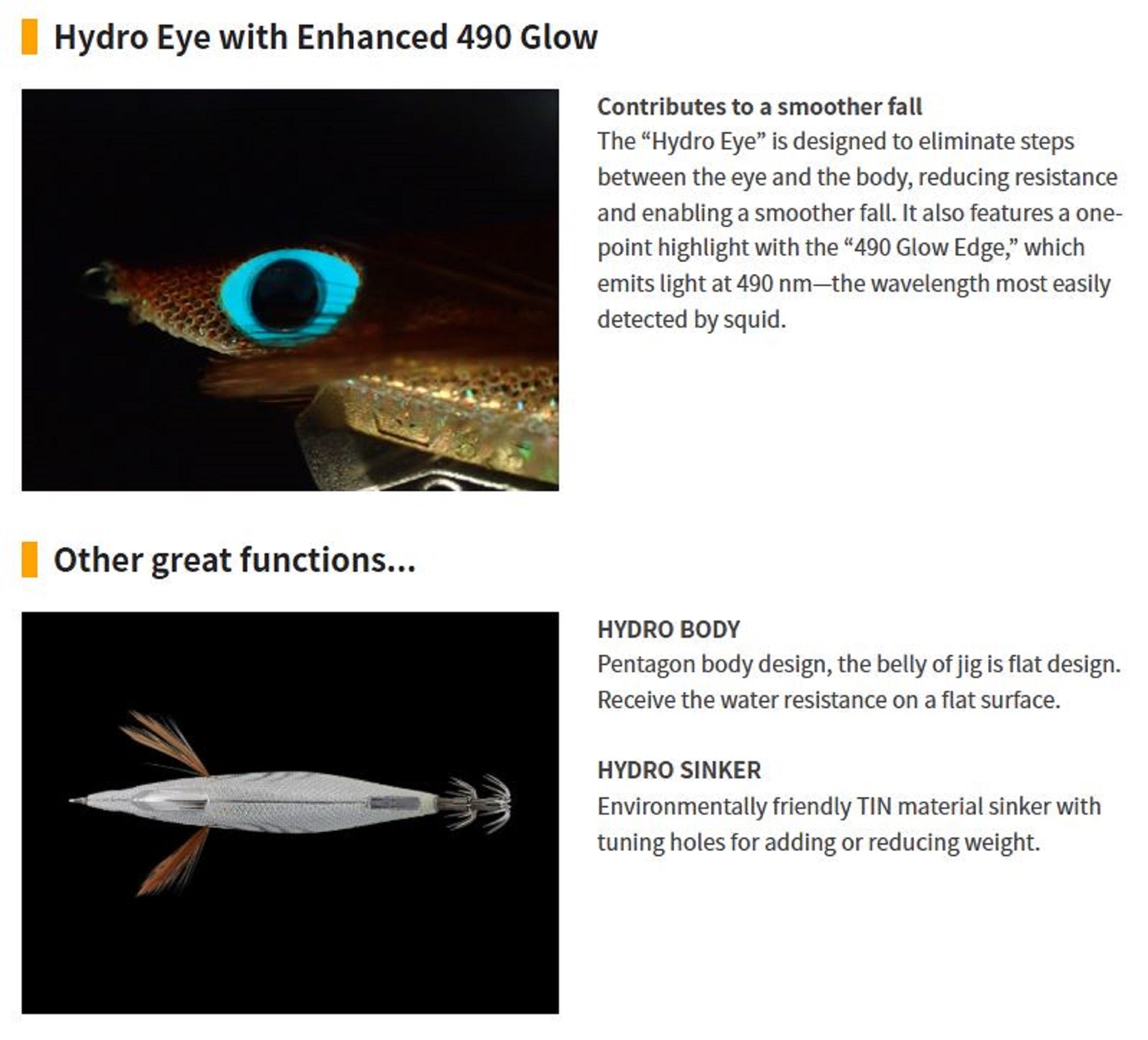 Yamashita Live Egi-O-K Squid Jig 2.5-11 grams-5 sec per m 001 (4980)
