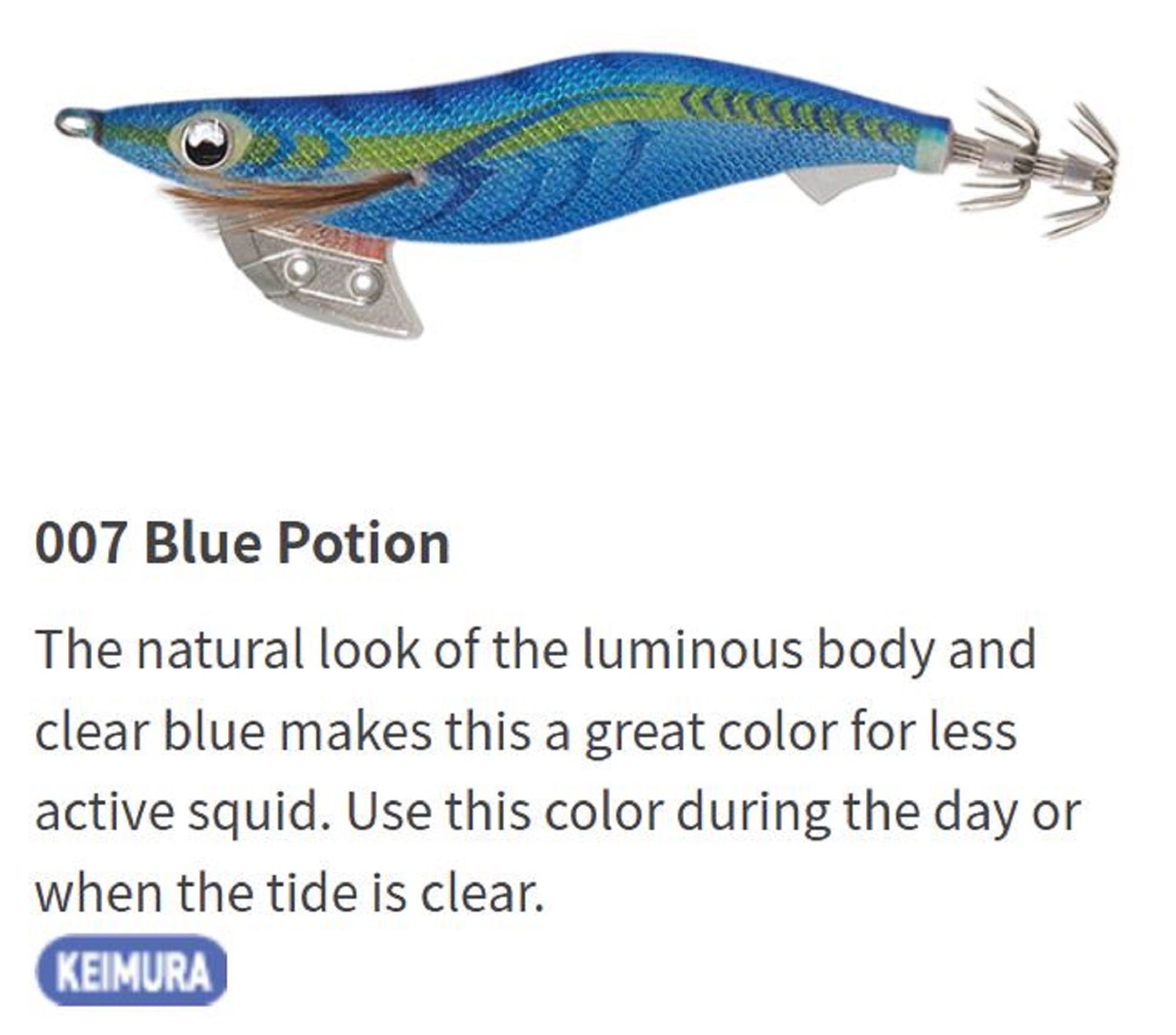 Yamashita Live Egi-O-K Squid Jig 2.5-11 grams-5 sec per m 007 (5017)