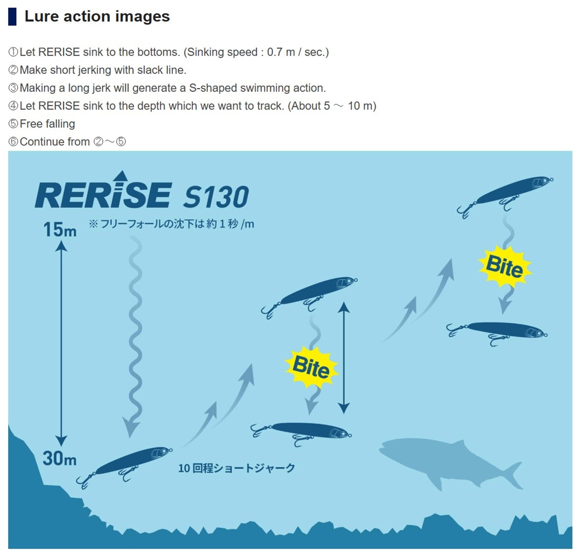 Maria Rerise S130 70 grams Sinking Lure 011 (5666)
