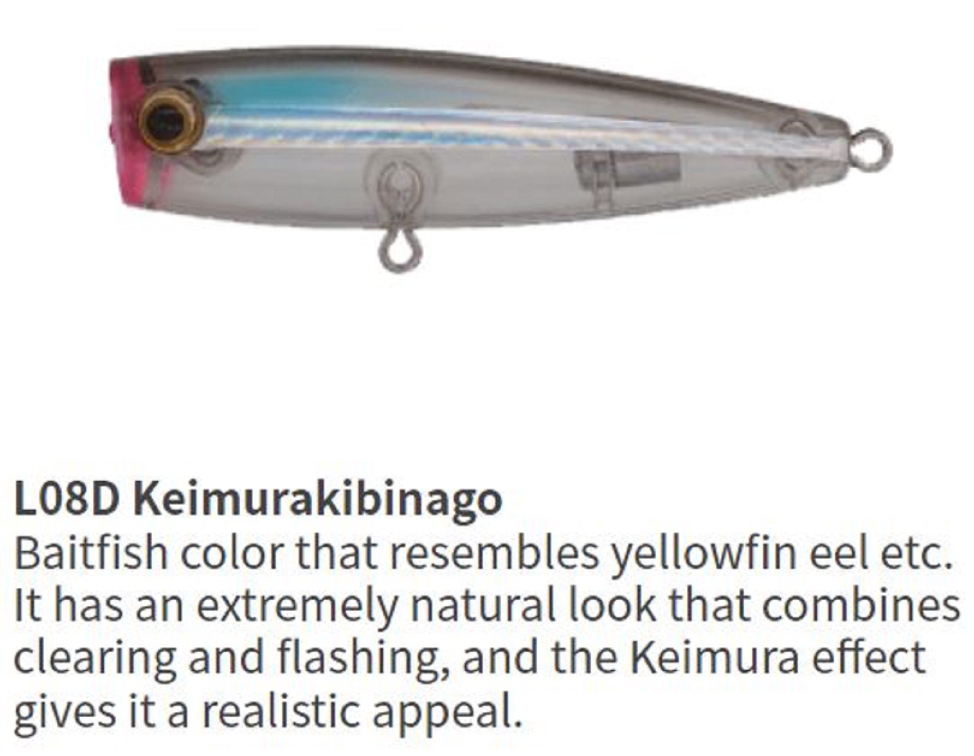 Maria Pop Queen F80 14 grams Floating Lure L08D (3873)