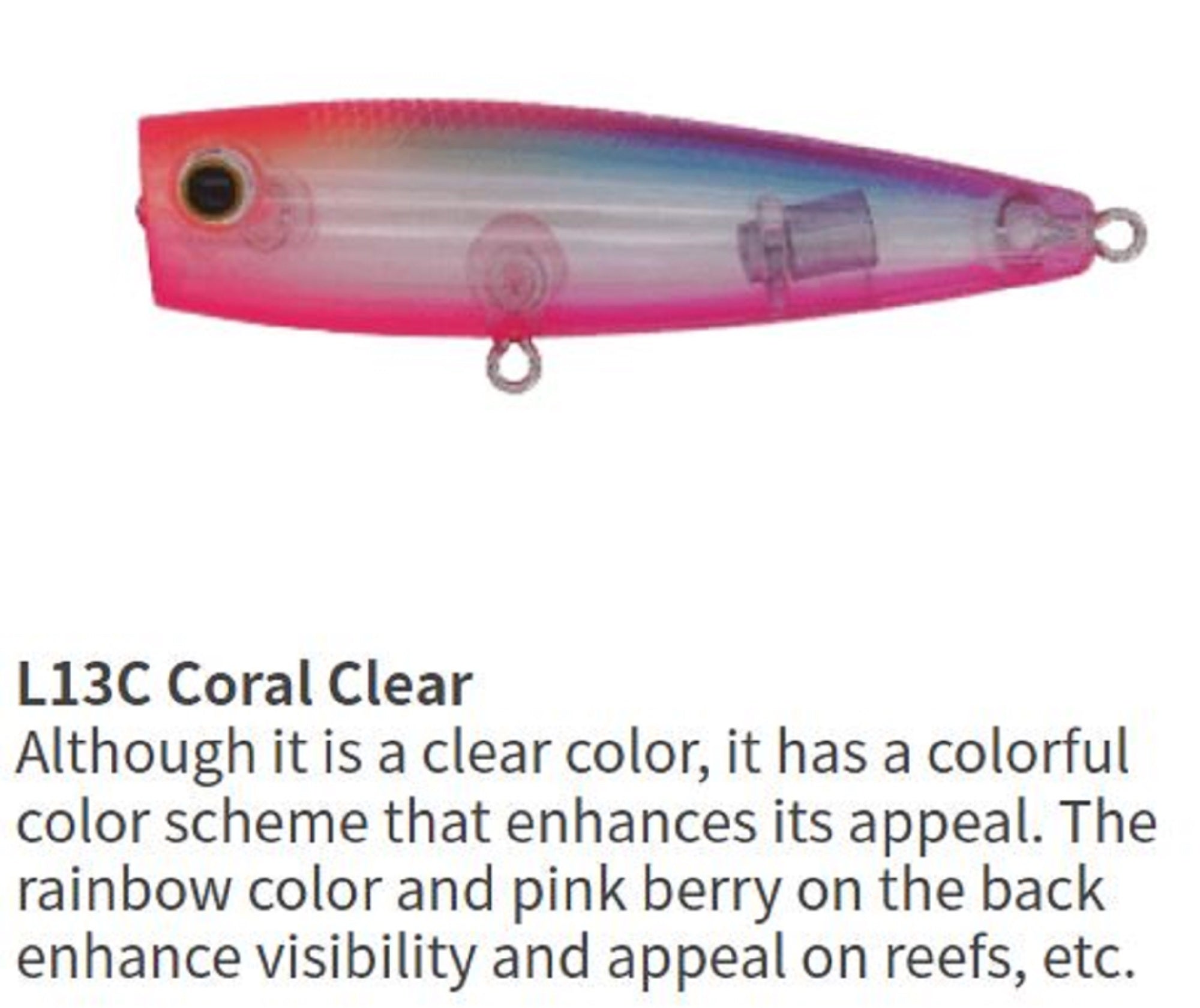 Maria Pop Queen F80 14 grams Floating Lure L13C (3897)