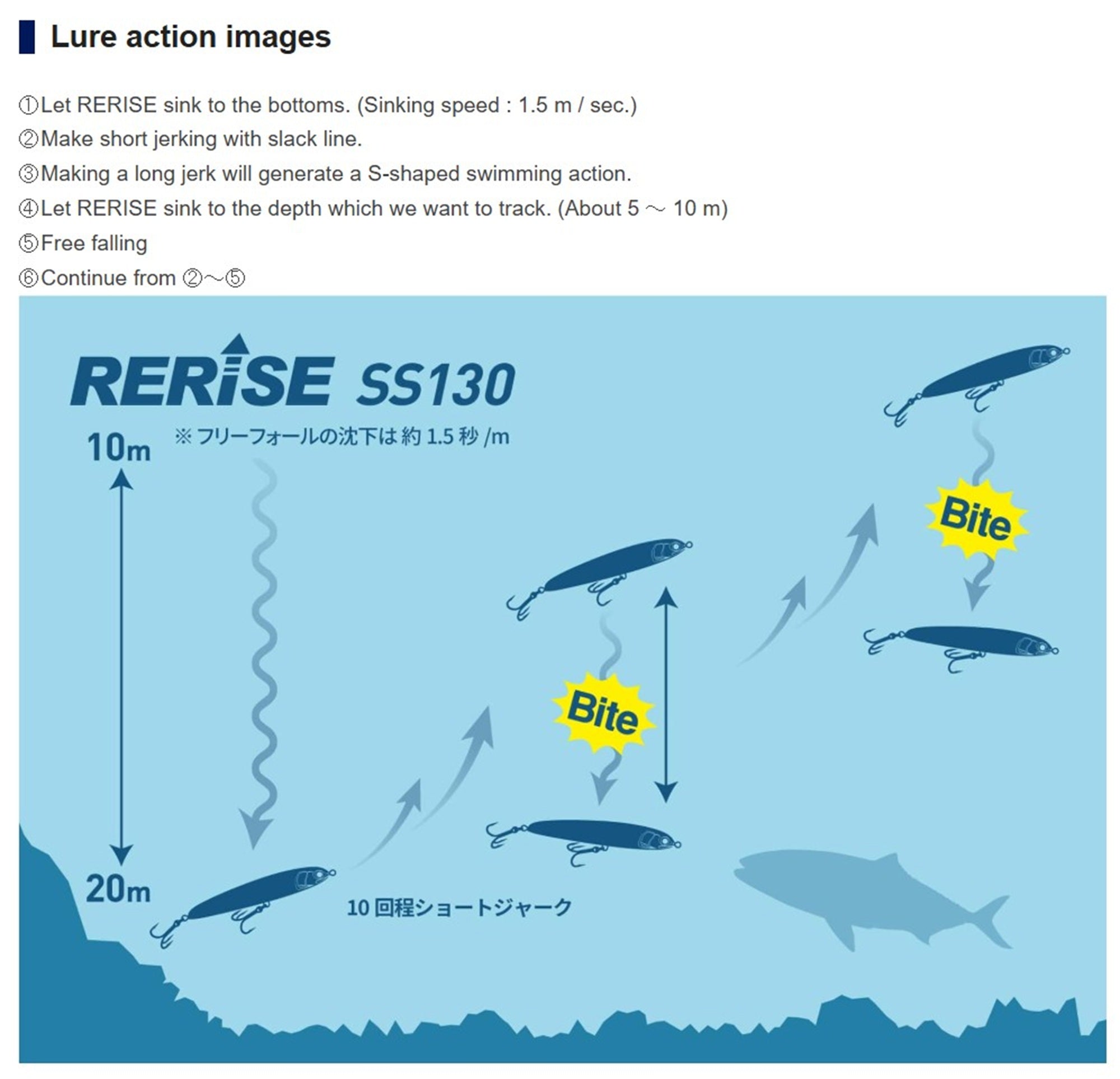 Maria Rerise SS130 55 grams Sinking Lure 011 (4924)