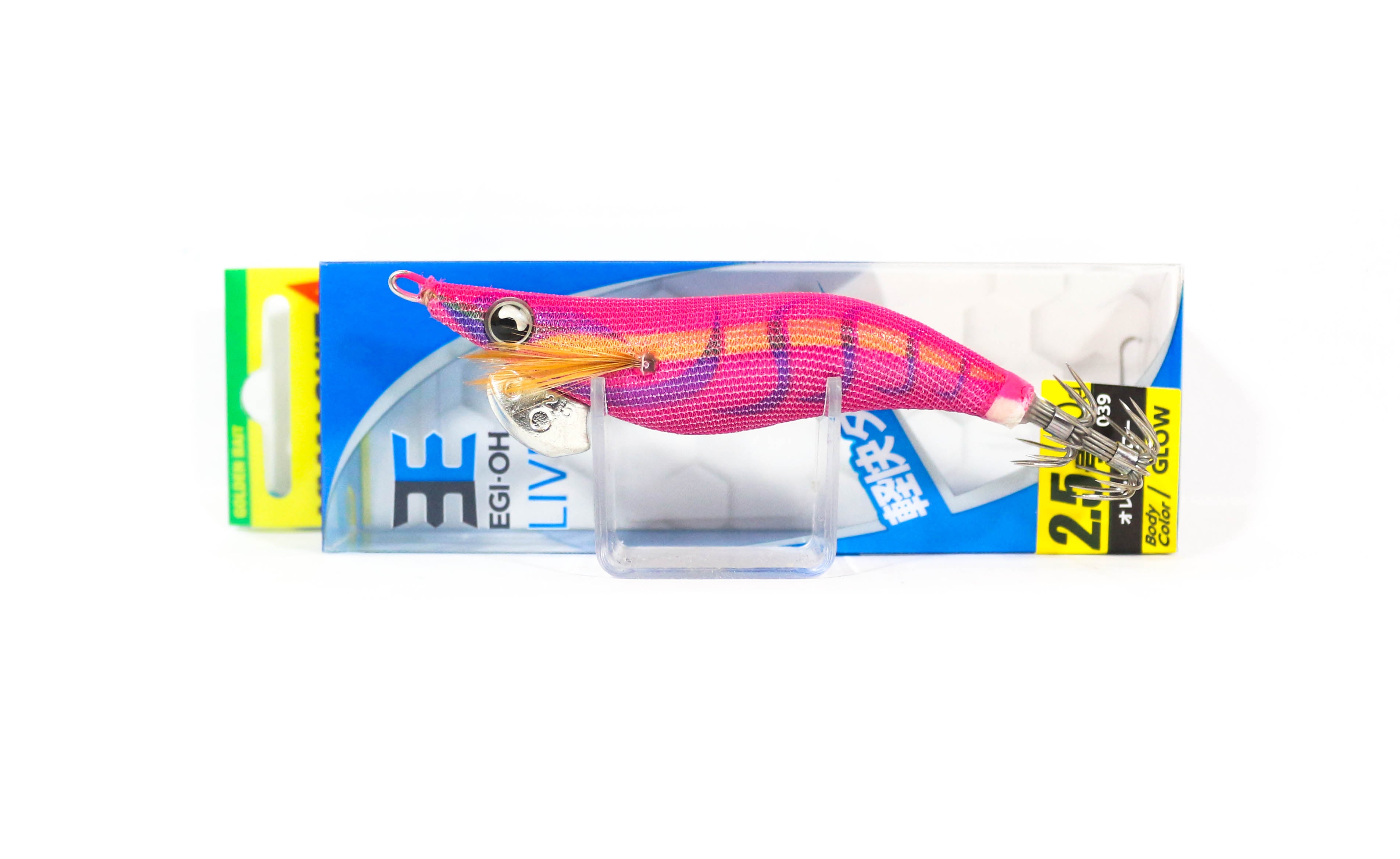 Yamashita Live Egi-O-Q Squid Jig 2.5-10 grams-5-5.5sec per m PKL (5464)