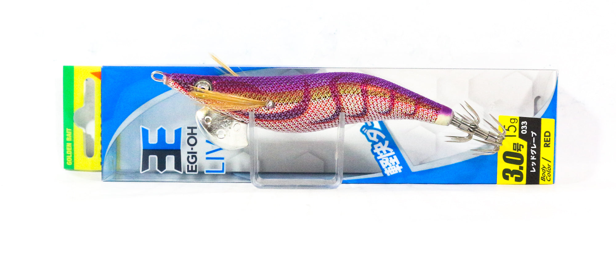 Yamashita Live Egi-O-Q Squid Jig 3.0-15 grams-3.5-4 sec per m RG (5648)