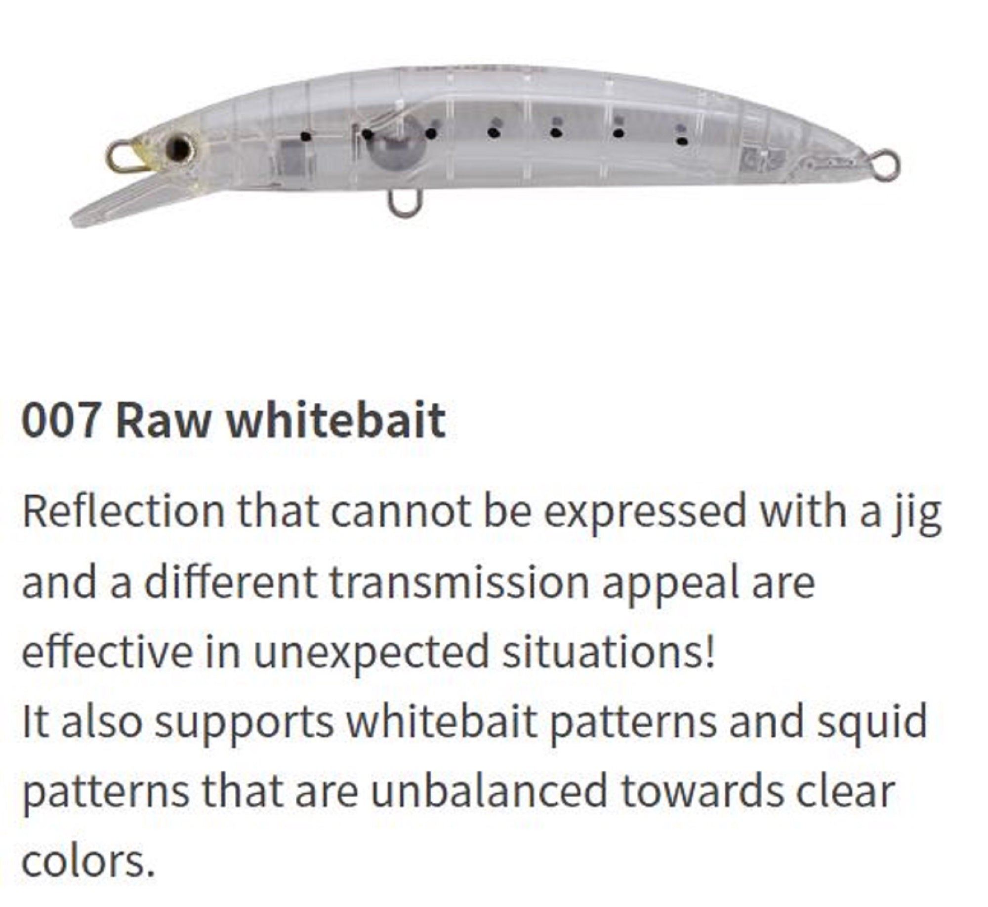 Maria Boar SS195 Jerking Minnow 85 grams Sinking Lure B04C (6768)