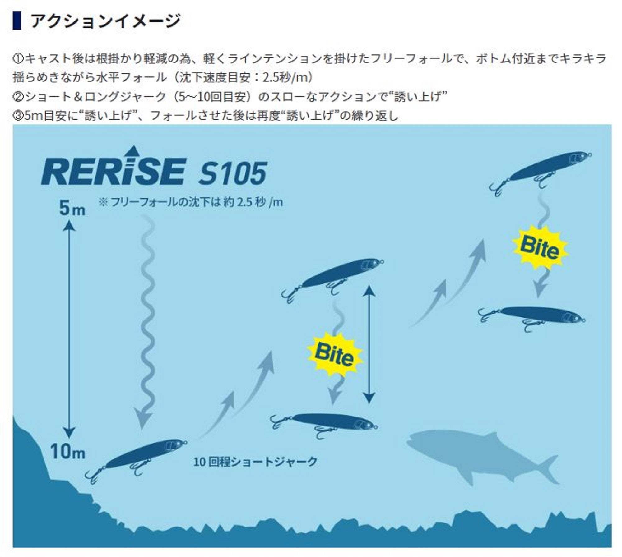 Maria Rerise S105 40 grams Sinking Lure B24D (2141)