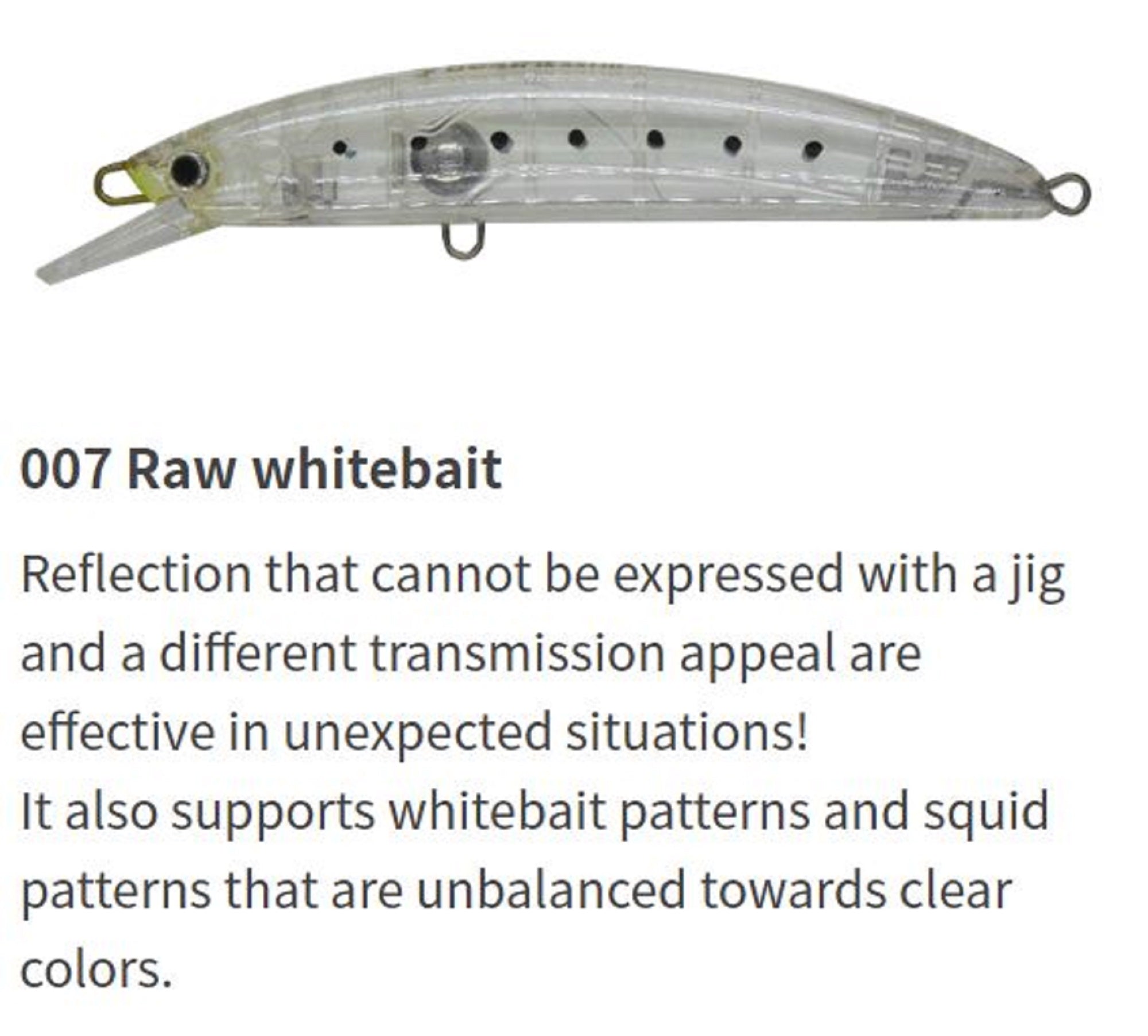 Maria Boar SS170 Jerking Minnow 60 grams Sinking Lure B04C (3605)