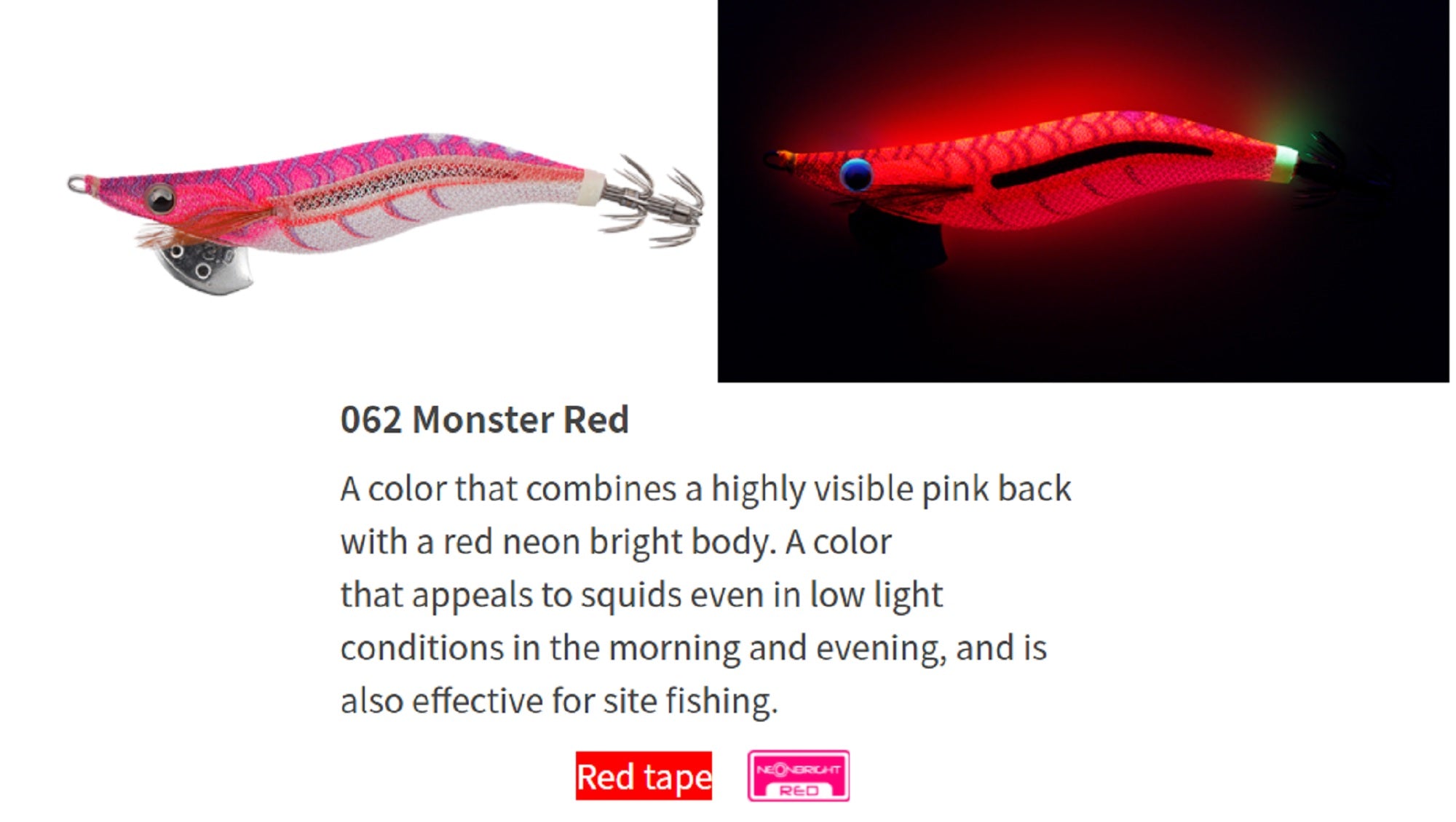 Yamashita Live Search Egi-O-Neon 3.0-15 grams-3.5 sec per m 062 (0054)