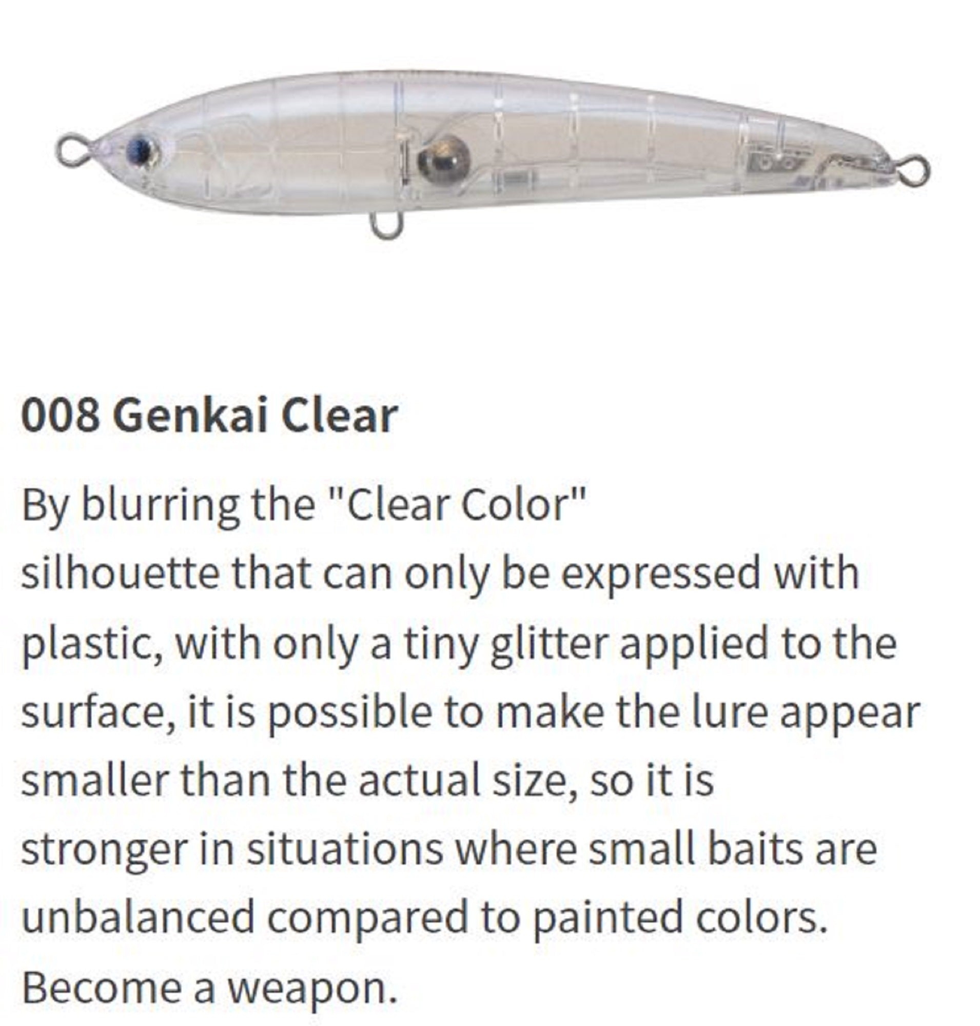 Maria Legato F165 50 grams Floating Lure B28C (2324)