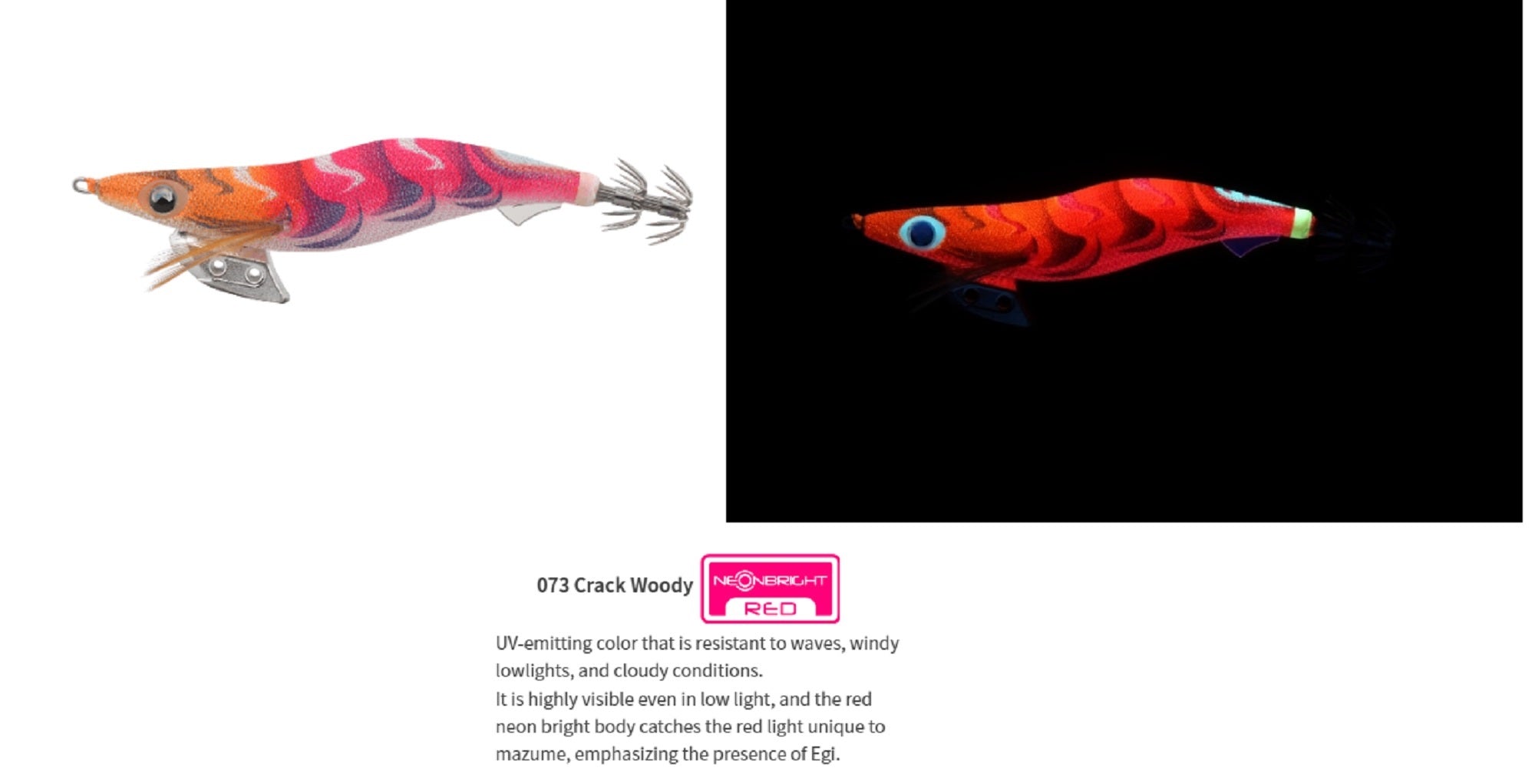 Yamashita Live Egi-O-K Squid Jig 2.5-11 grams-5 sec per m 073 (3147)