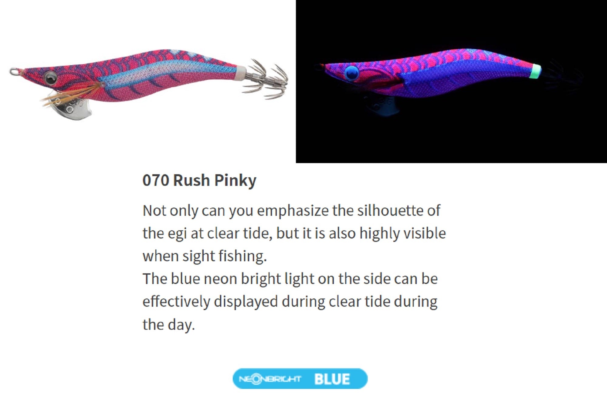 Yamashita Live Search Egi-O-Neon 3.0-15 grams-3.5 sec per m 070 (3482)