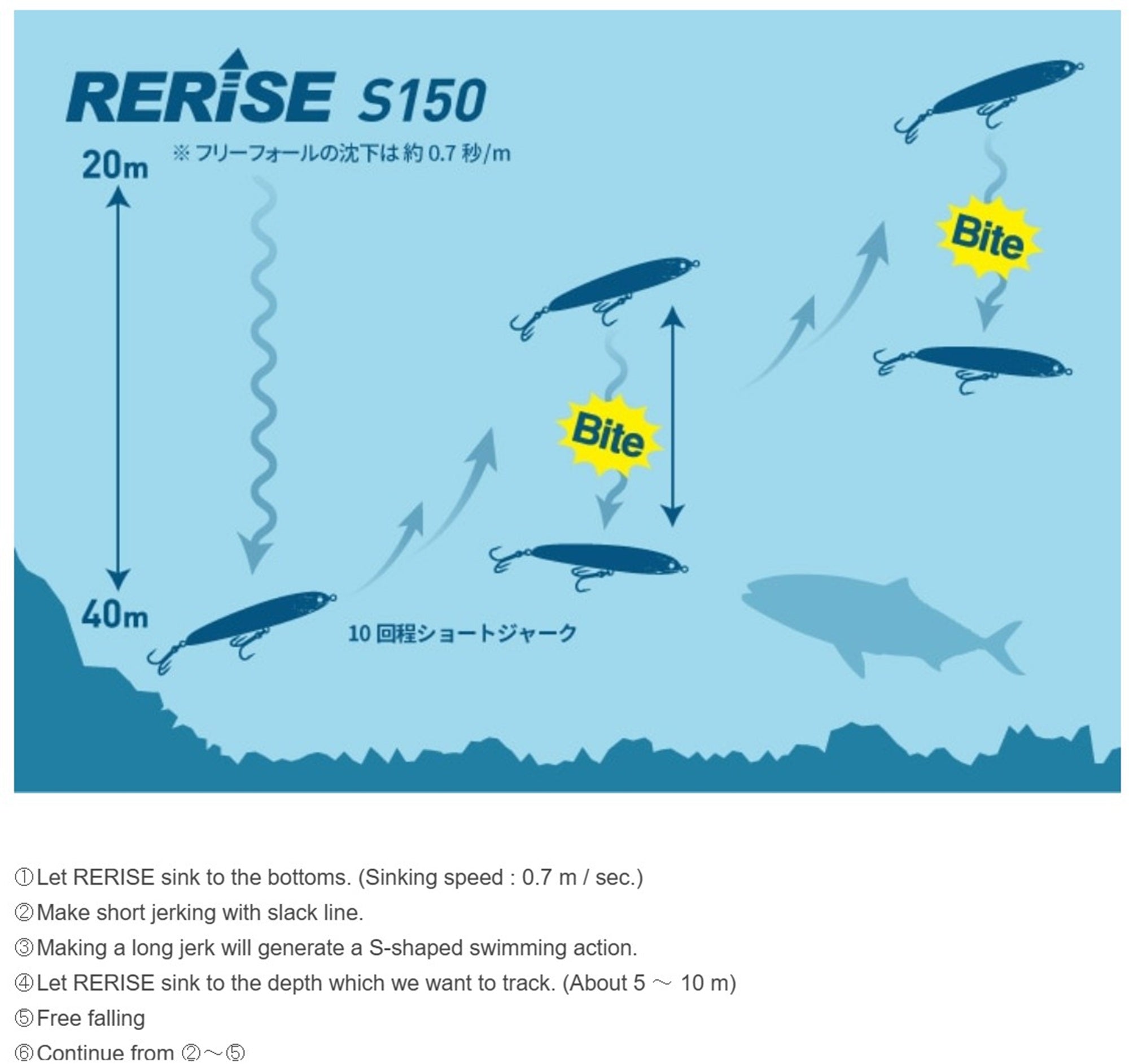 Maria Rerise S150 100 grams Sinking Lure 003 (5172)