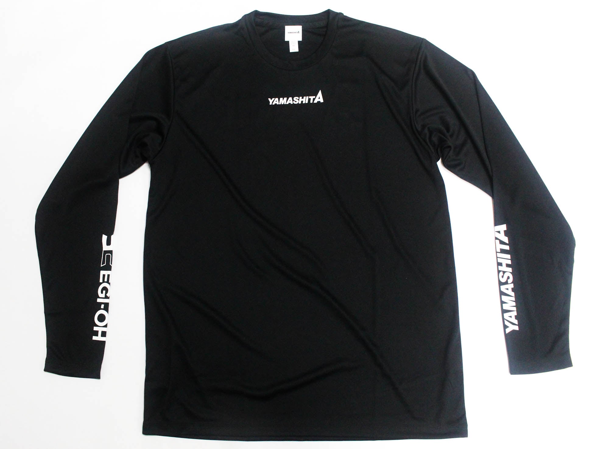 Yamashita T-Shirt Dry Fit Long Sleeves EGI-OH Size XL Black (5530)