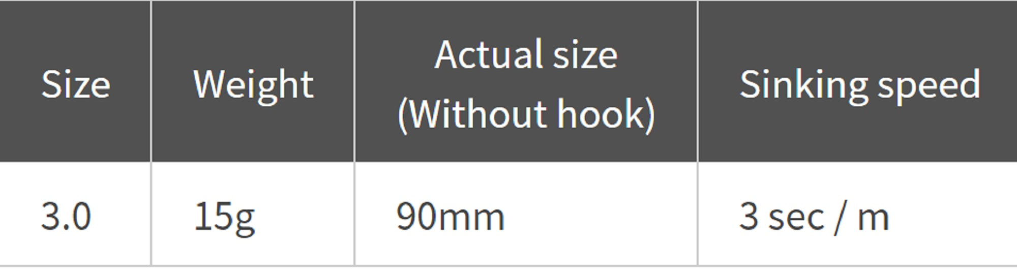 Yamashita Live Egi-O F 3.0-15 grams-3 sec per m F020 (7107)