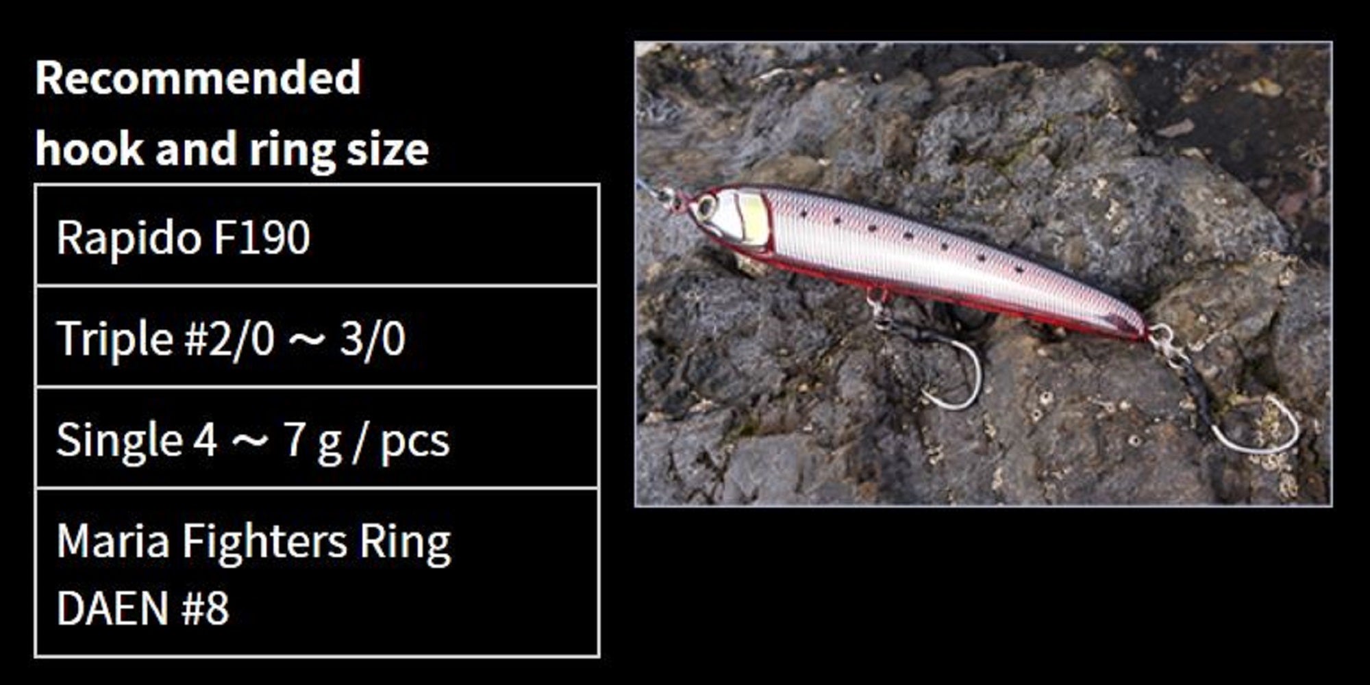 Maria Rapido F190 65 grams Floating Lure 004 (0909)