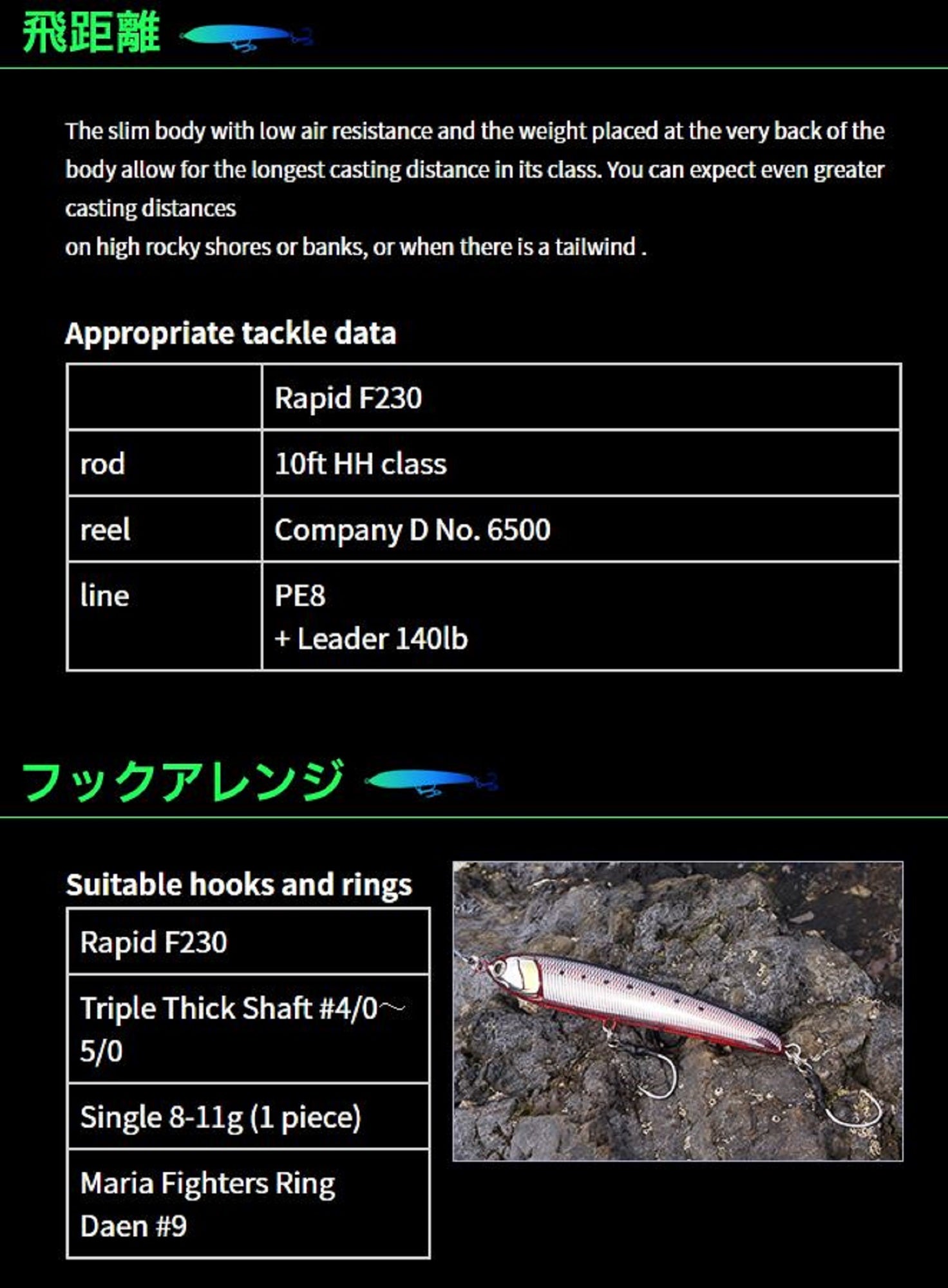 Maria Rapido F230 100 grams Floating Lure 005 (0930)