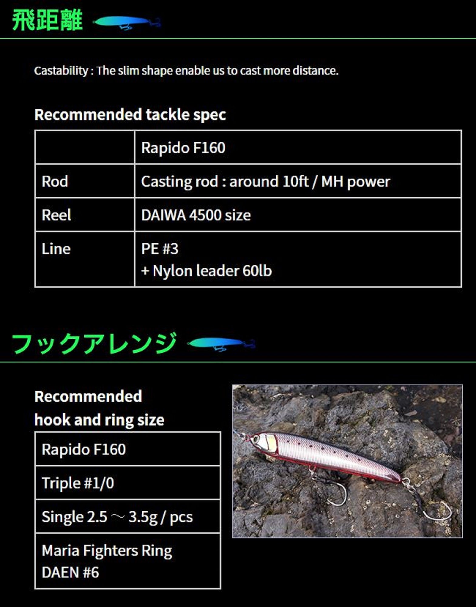 Maria Rapido F160 50 grams Floating Lure 006 (2071)