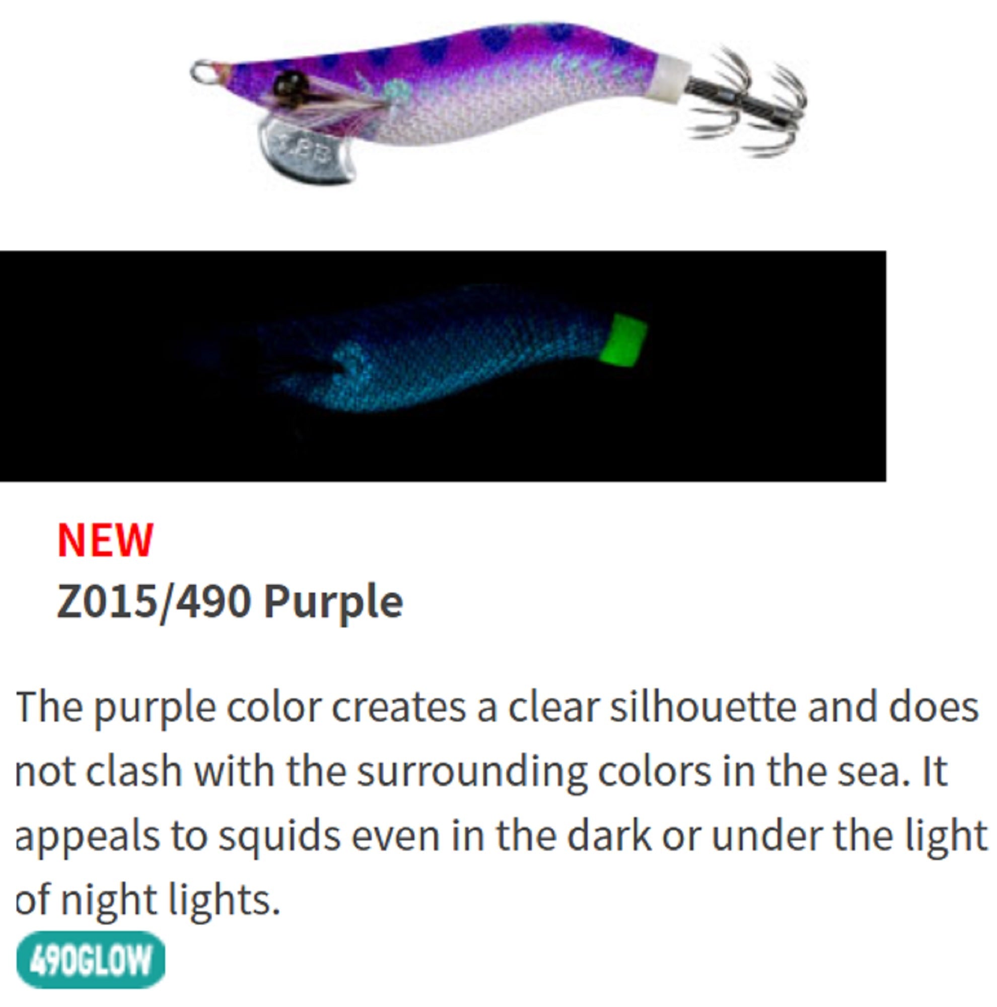 Yamashita Naory RH Squid Jig 1.5B-3.5 grams-4.5 sec per m Z015 (3238)