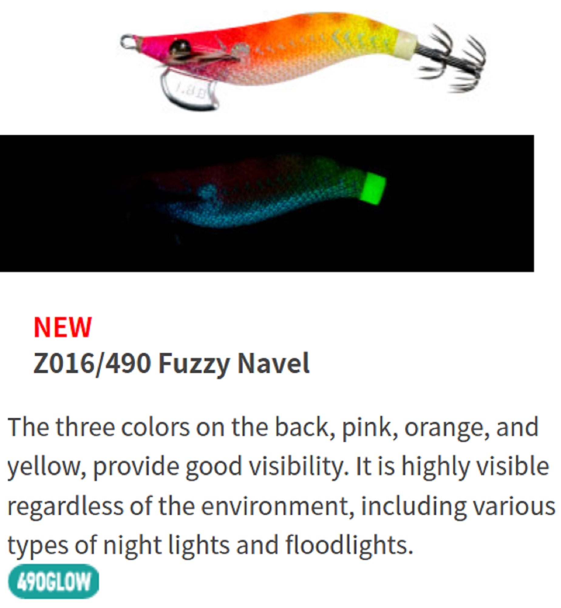 Yamashita Naory RH Squid Jig 1.5B-3.5 grams-4.5 sec per m Z016 (3245)
