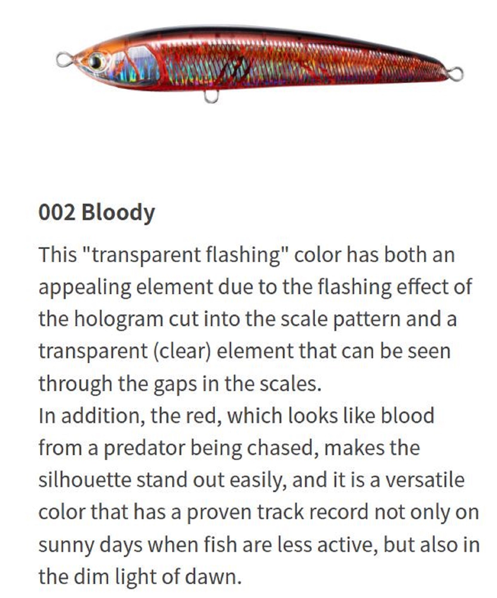 Maria Legato F165 50 grams Floating Lure 002 (3757)