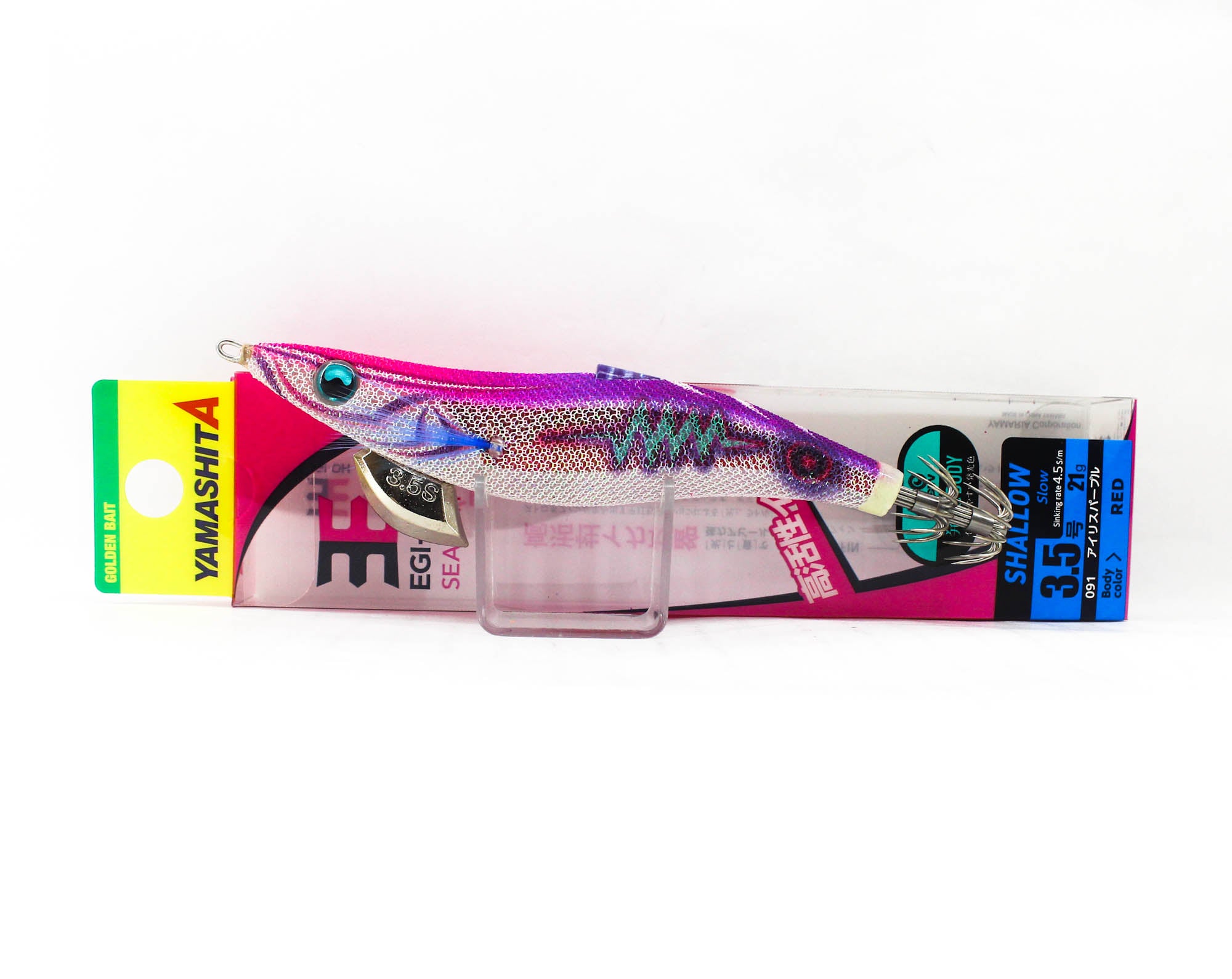 Yamashita Live Egi-O Search Shallow Squid Jig 3.5S-21g-4.5s per m 091 (5508)