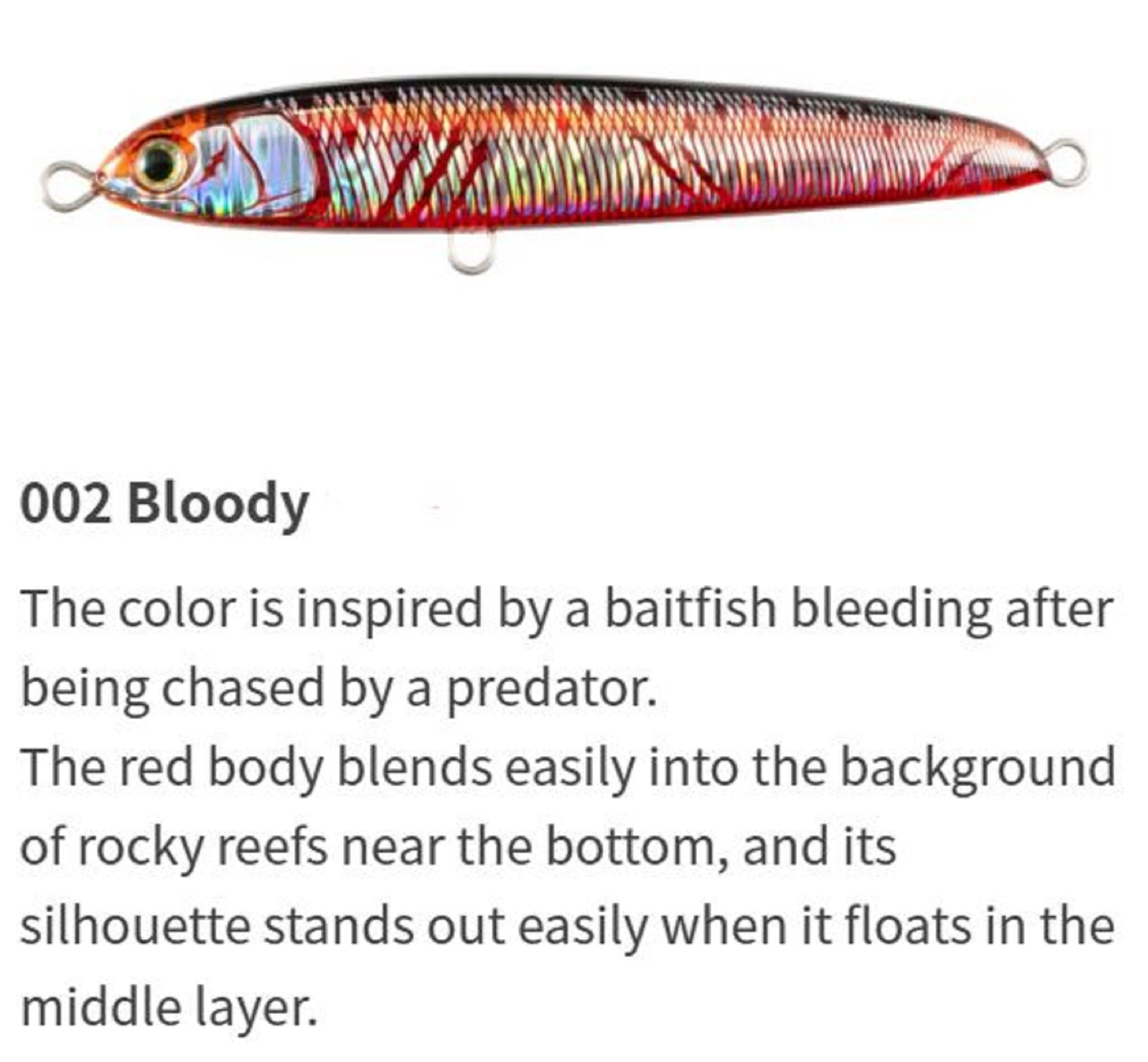 Maria Rerise S130 70 grams Sinking Lure 002 (5881)