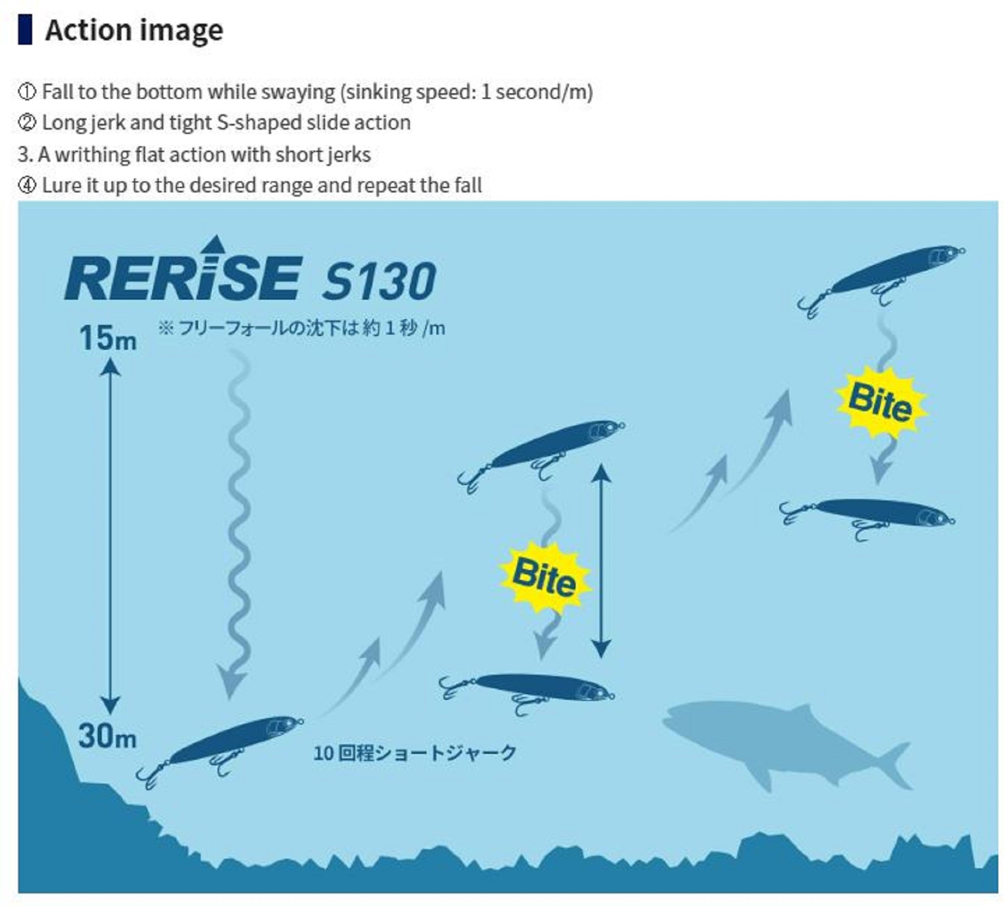 Maria Rerise S130 70 grams Sinking Lure 005 (5904)