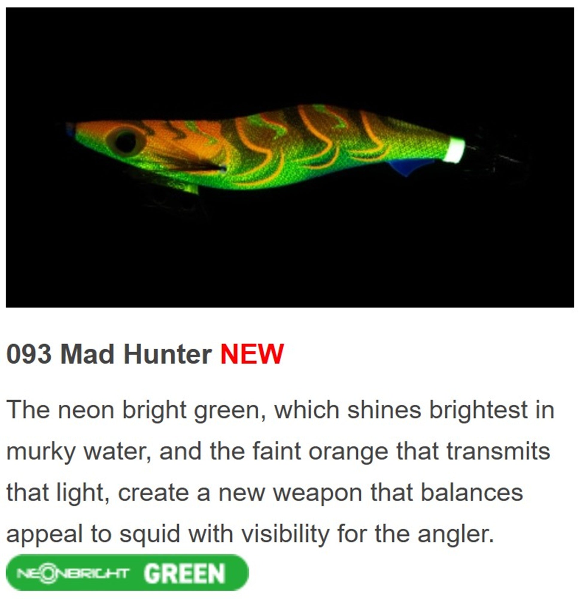 Yamashita Live Egi-O-K Squid Jig 2.5 -11 grams-5 sec per m 093 (7211)