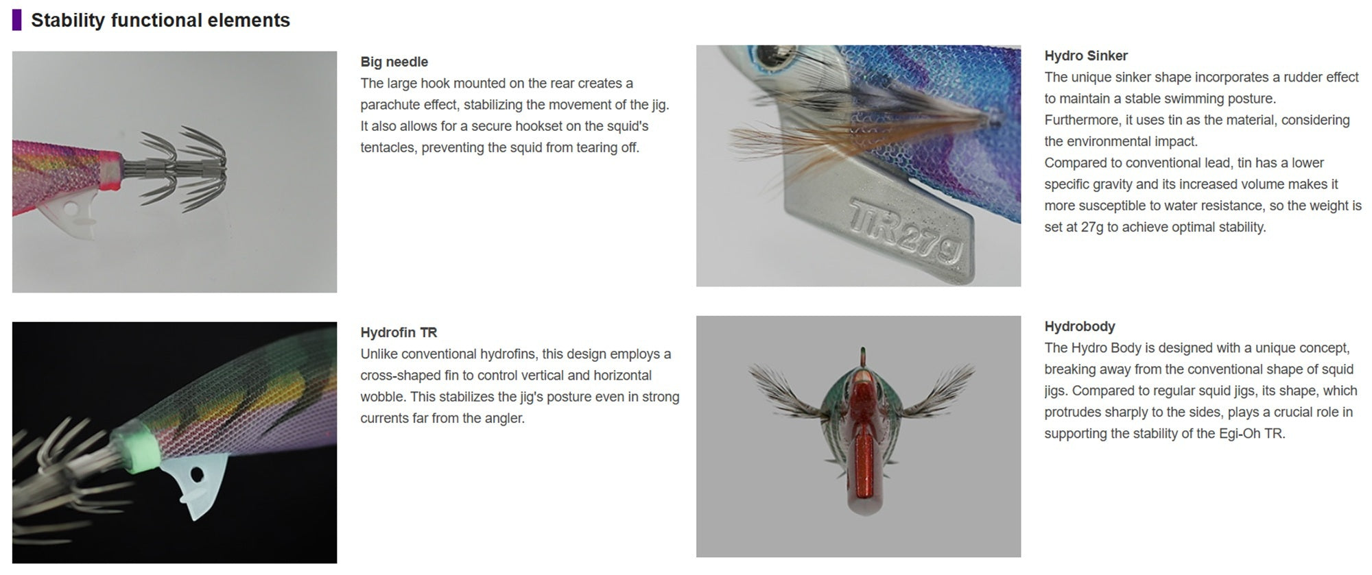 Yamashita Live Egi-O-TR Squid Jig 3.0-21 grams-1.5 sec per m 103 (0389)