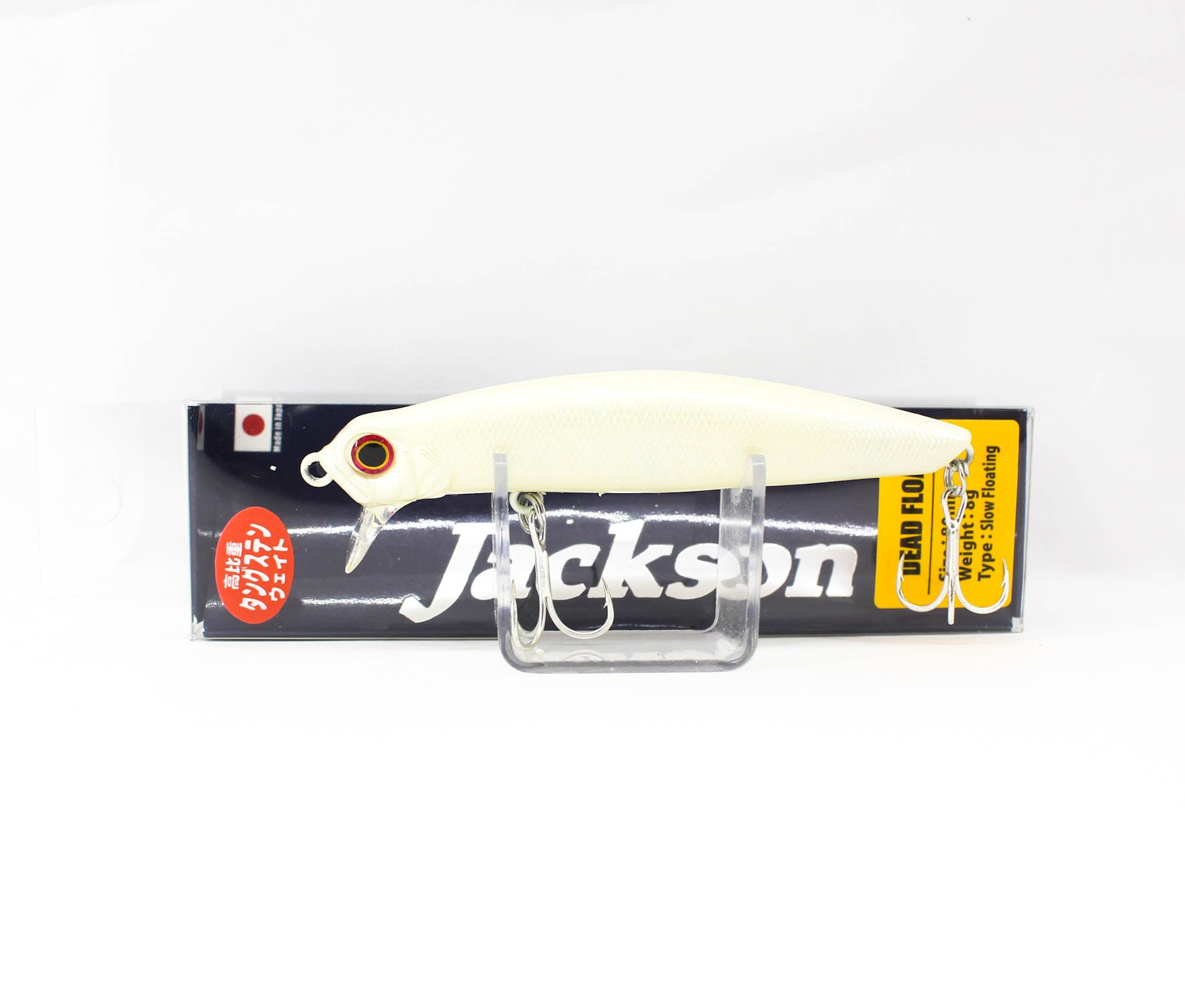 Jackson Dead Float 80 Floating Minnow Lure PWH (3016)