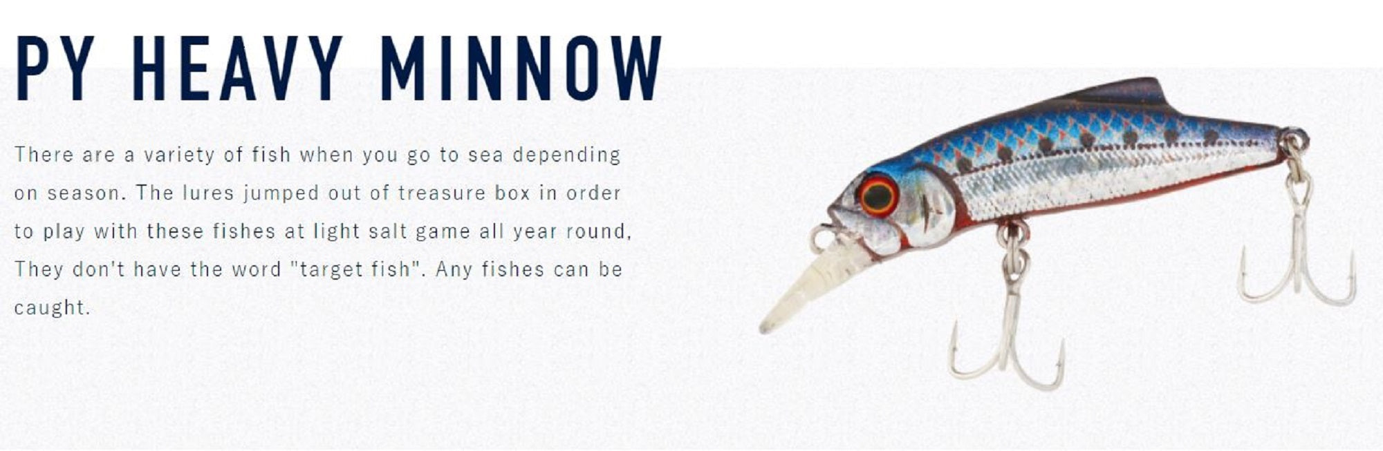 Jackson PY Pygmy Heavy 39 mm 3.8 grams Sinking Lure WSC (6051)