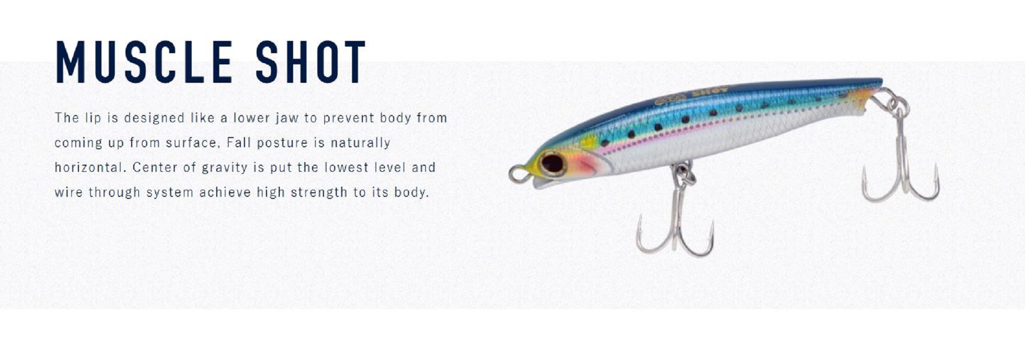 Jackson Muscle Shot 90 Pencil Sinking Lure NBP (1895)