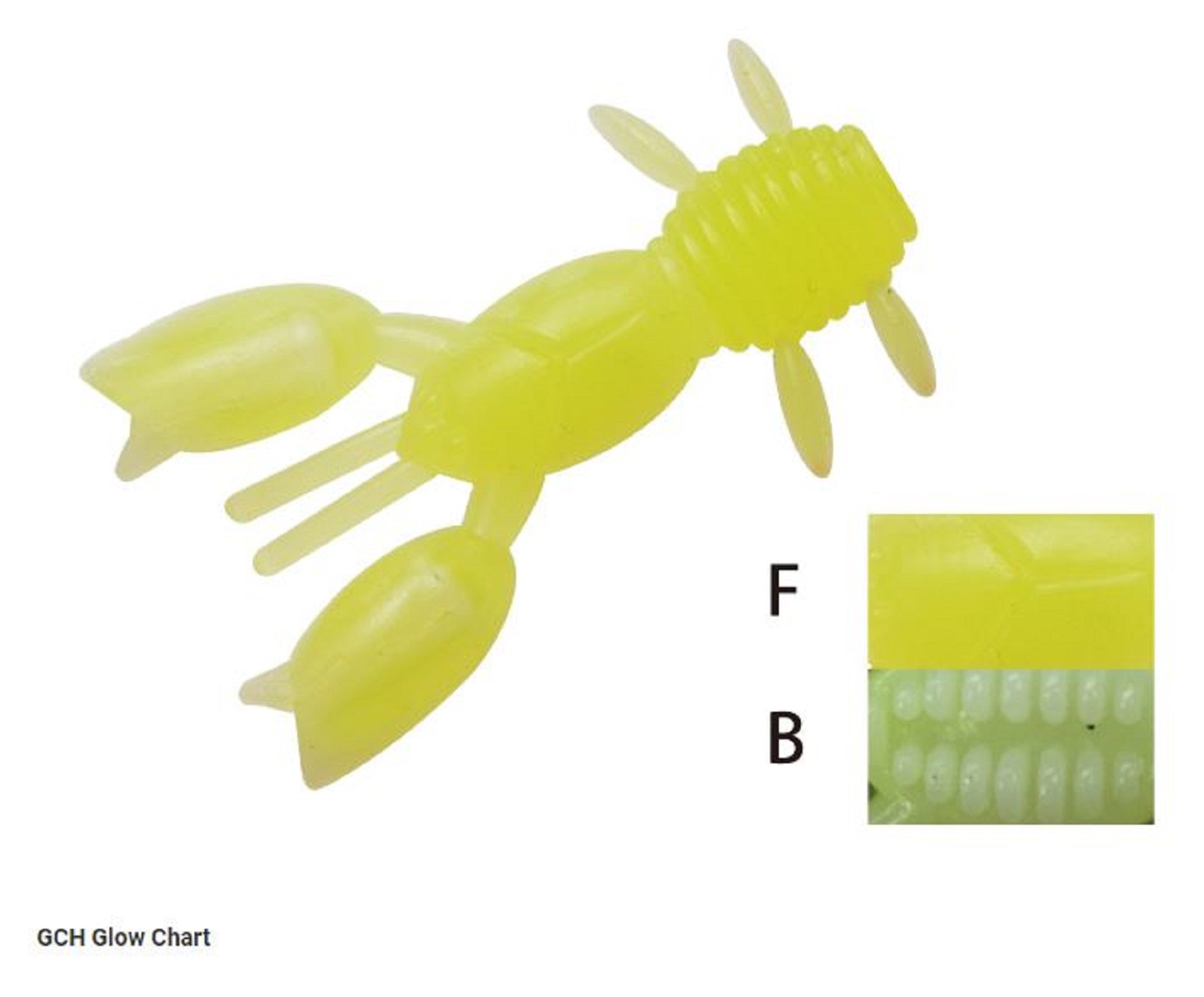 Jackson Soft Lure Chinukuro Craw 1.7 Inch GCH (9709)