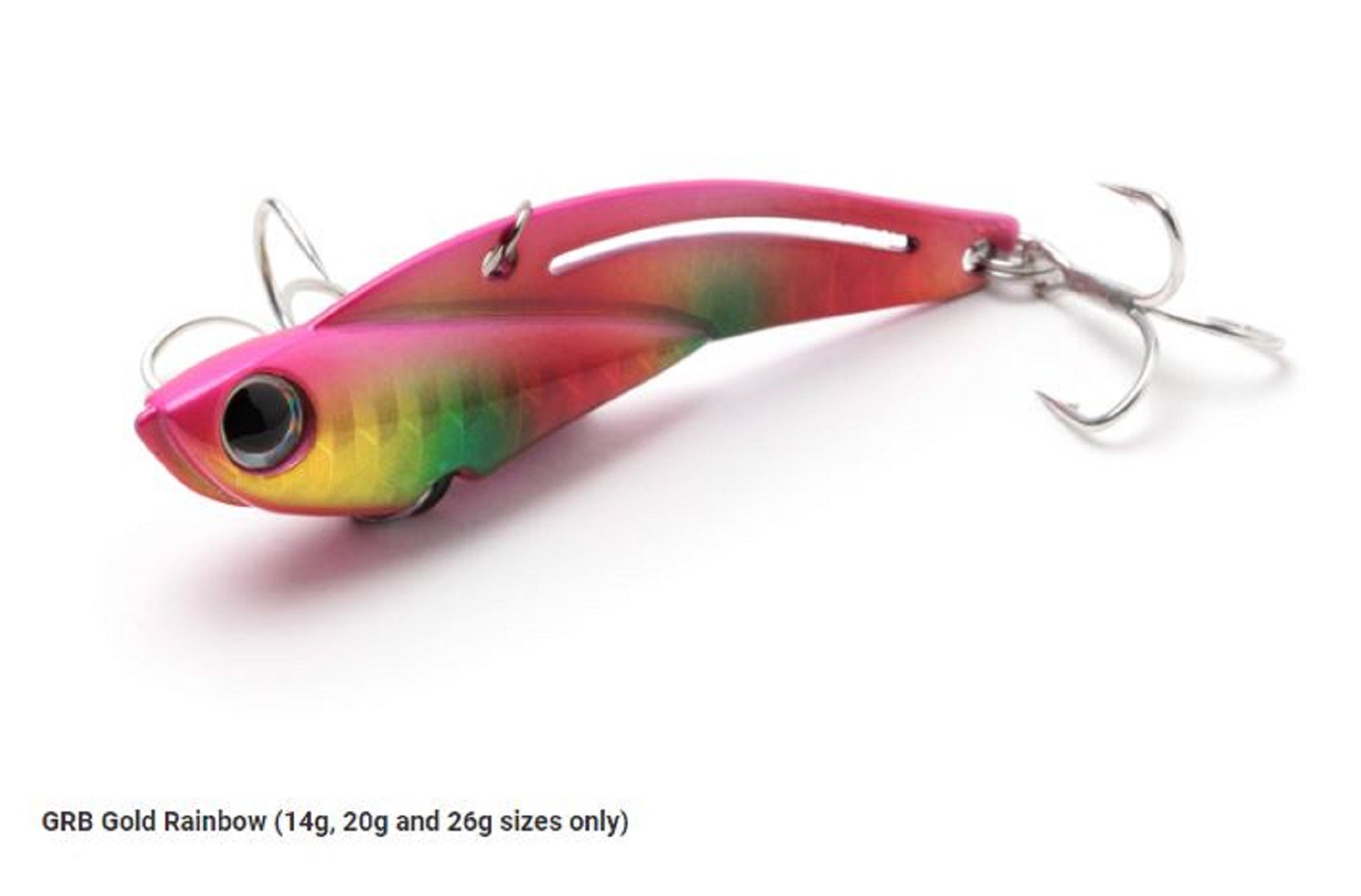 Sale Jackson Teppan Metal Vibration 26 grams 72 mm Sinking Lure GRB (1443)